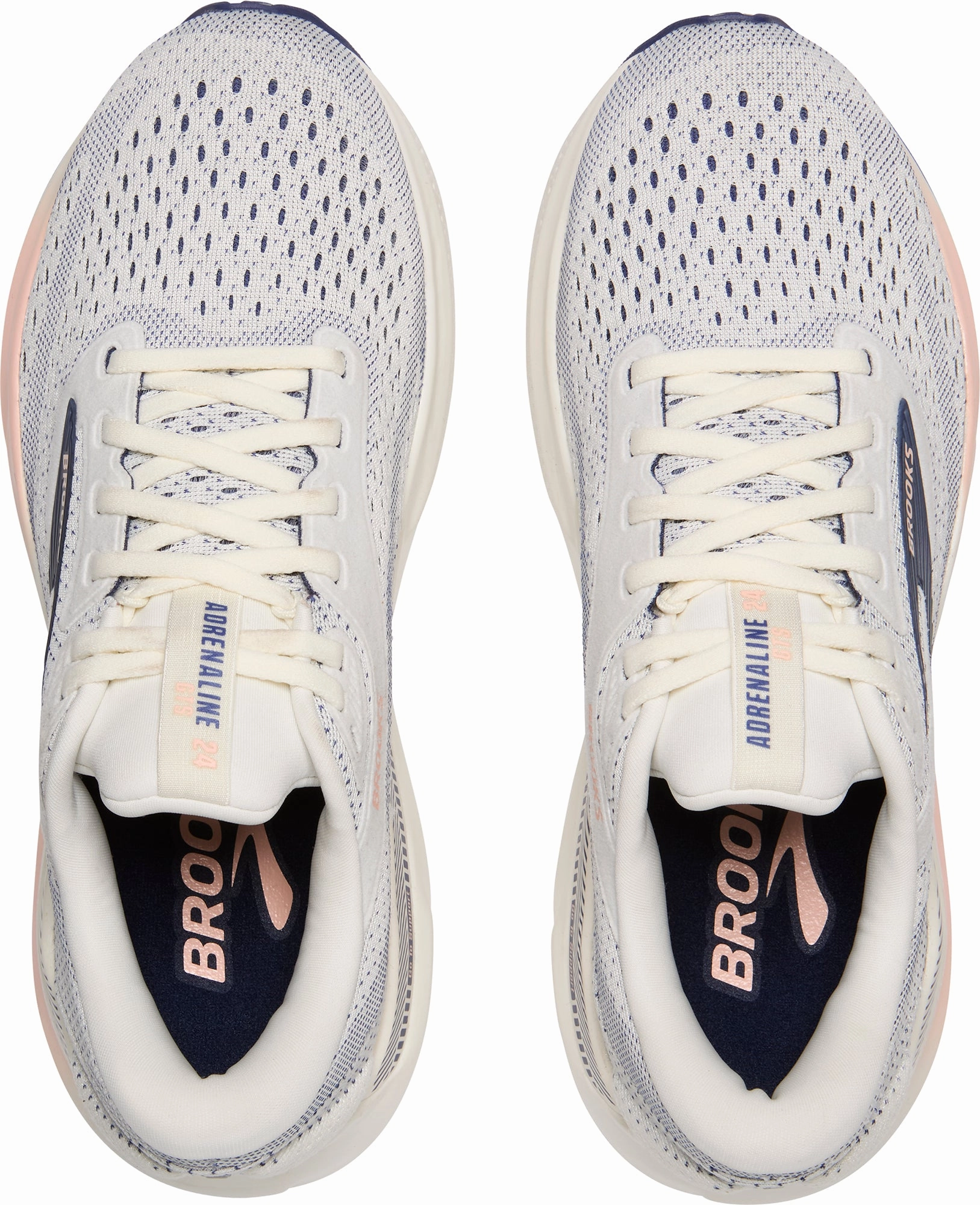 Timeless Design Vegan Material Technology Brooks Adrenaline GTS 24 Womens Running Shoes - Grey