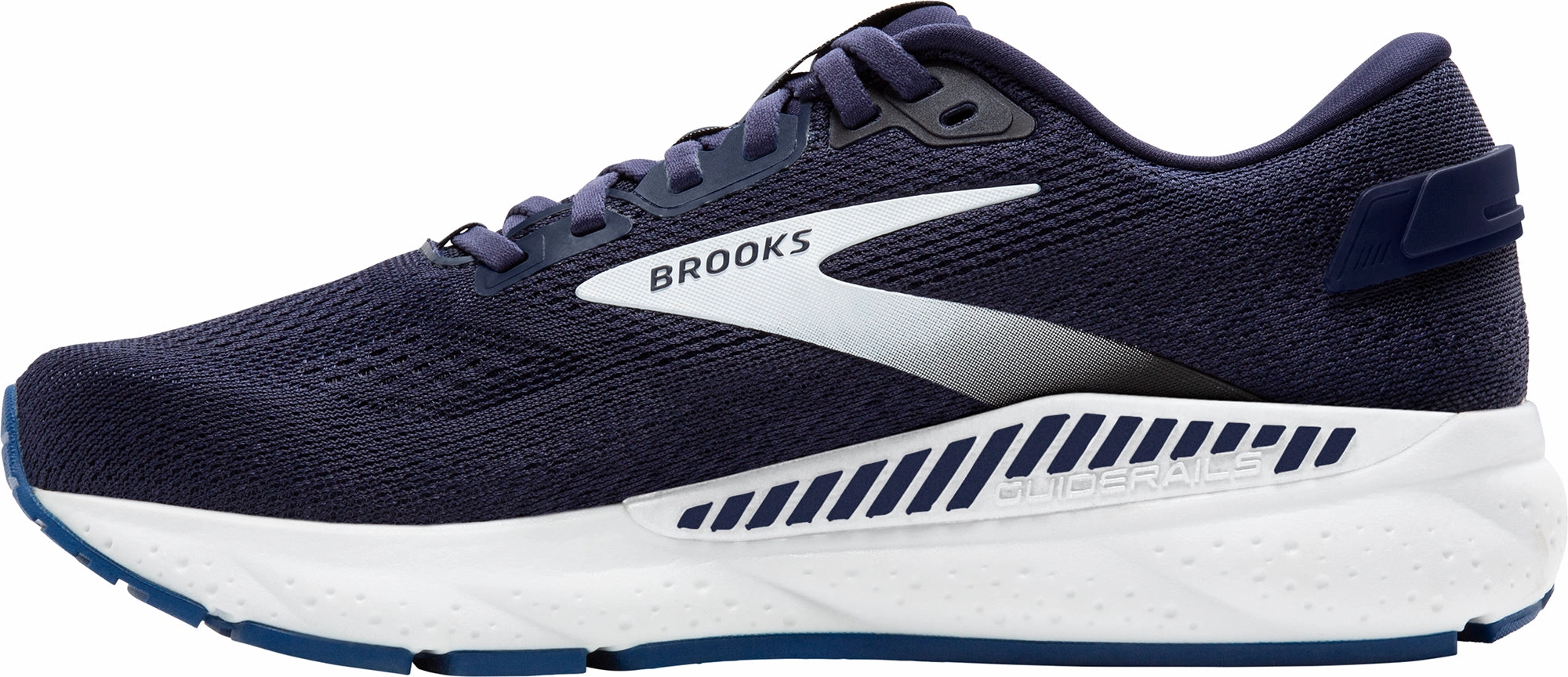 Cushion Sole Support Base Brooks Beast GTS 24 WIDE FIT Mens Running Shoes - Navy