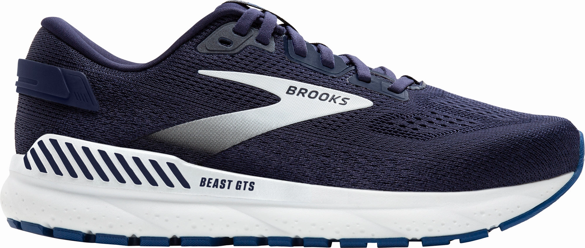 Functional Day Track Support Brooks Beast GTS 24 WIDE FIT Mens Running Shoes - Navy