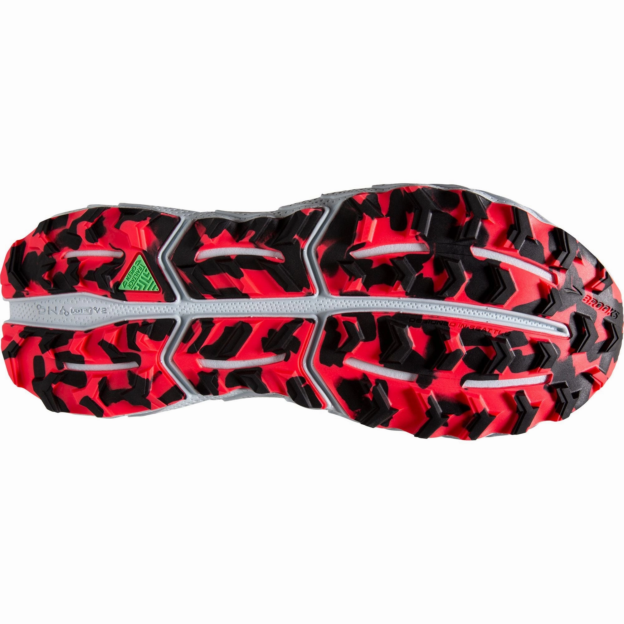 Friction control Brooks Cascadia 17 Womens Trail Running Shoes - Blue