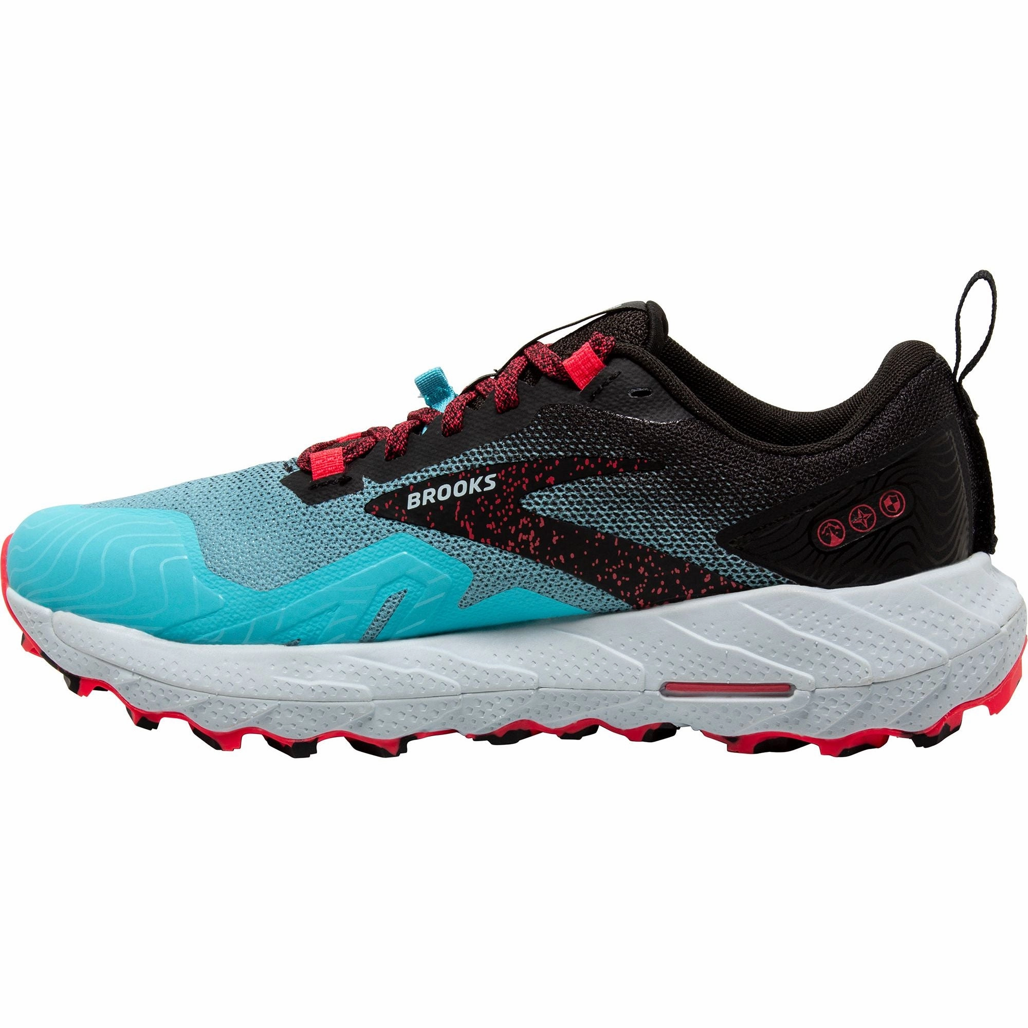 Brooks Cascadia 17 Womens Trail Running Shoes - Blue Hyperbolic Lasting