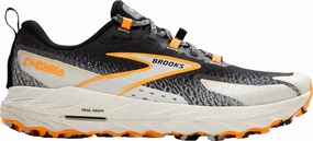 Brooks Cascadia 18 Mens Trail Running Shoes - Black Woven Upper Technology All-around traction