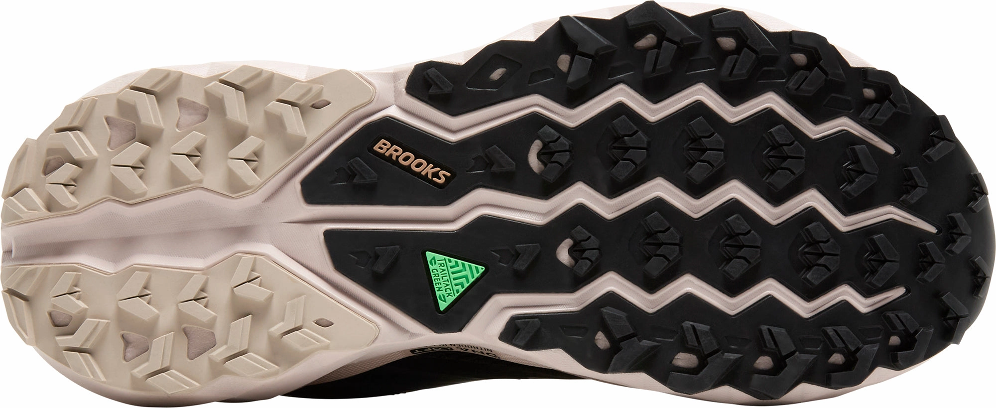 Tactile Grip Patterns Comfort Laces Brooks Cascadia 19 GORE-TEX Mens Trail Running Shoes - Black