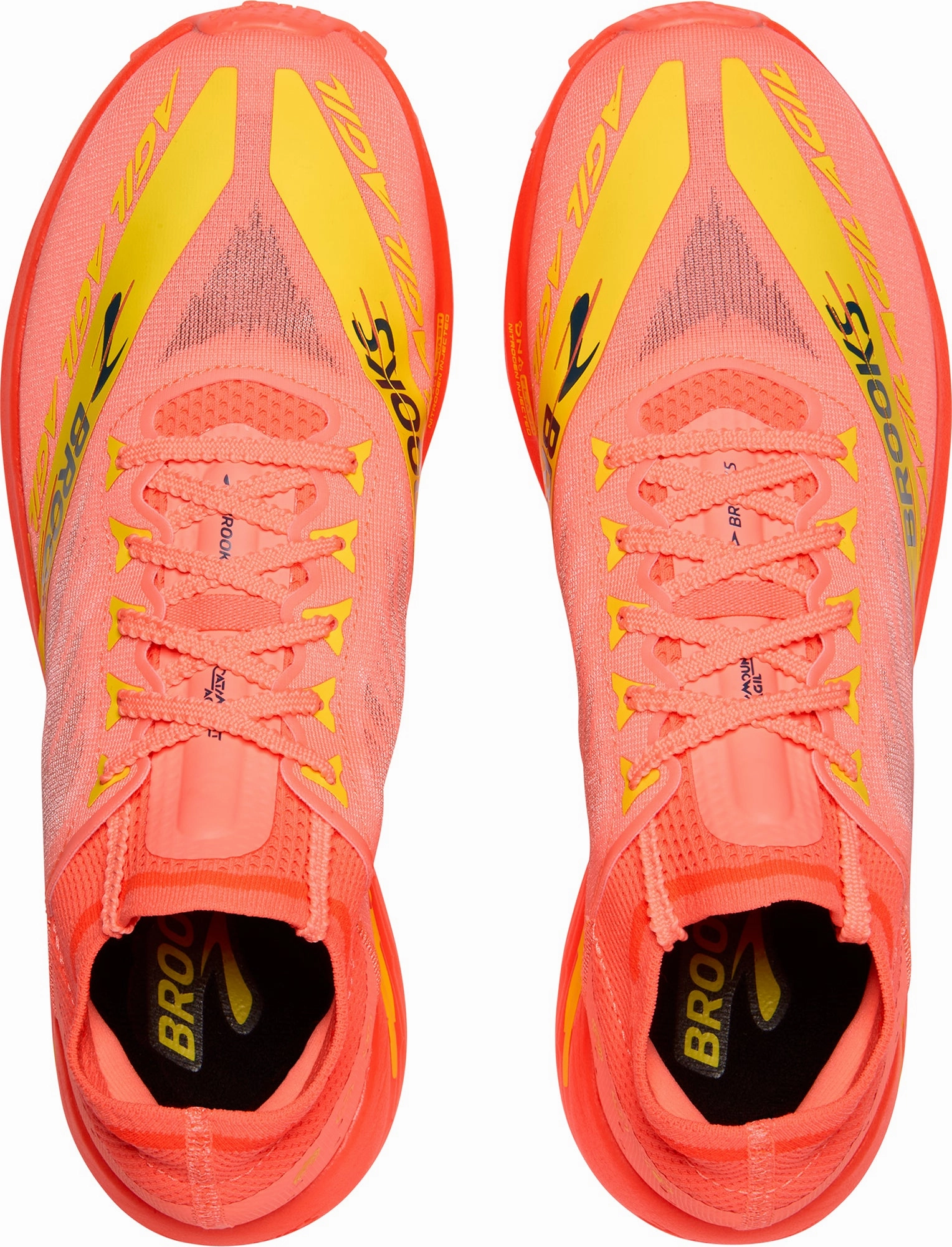 Smooth Design Breathable Brooks Catamount Agil Trail Running Shoes - Orange