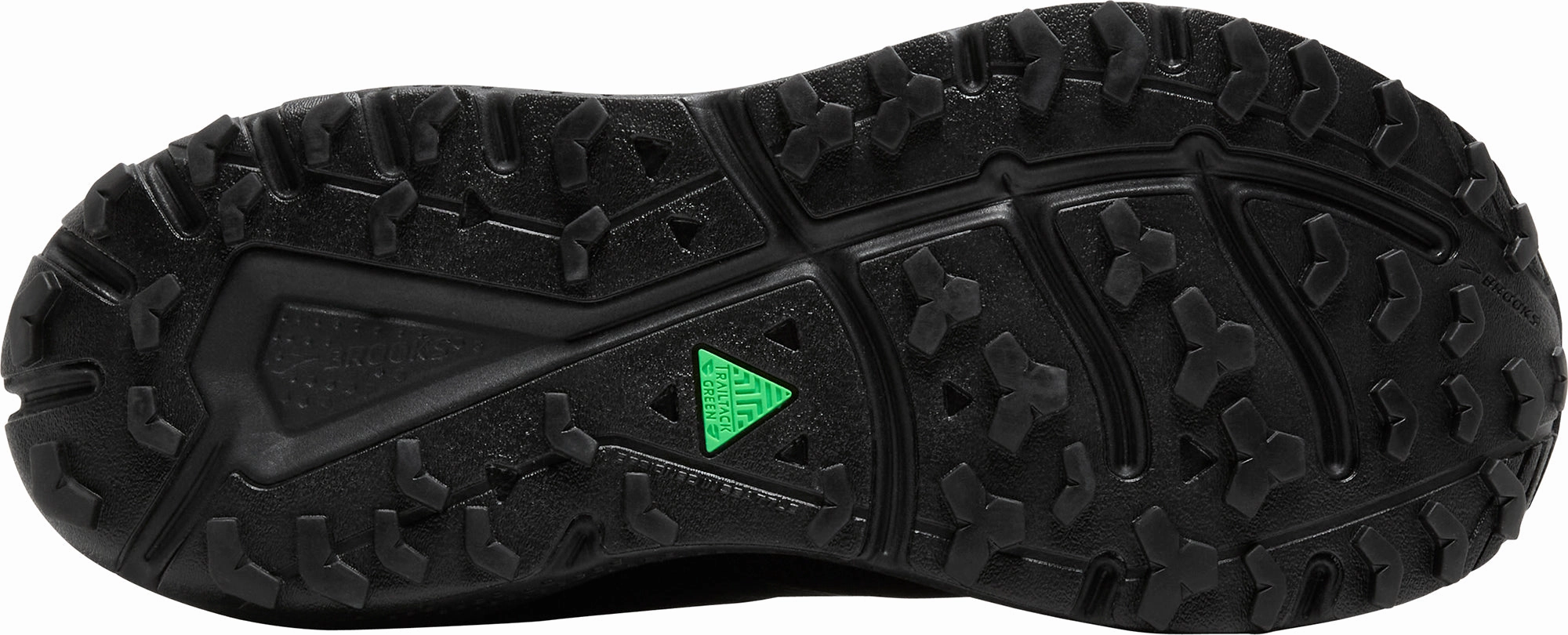 Brooks Divide 6 GORE-TEX Womens Trail Running Shoes - Black Vented Heel Panel Stitchless Bonding