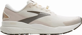 Wide Toe Box Engineering Brooks Ghost 16 Weatherized Womens Running Shoes - Cream