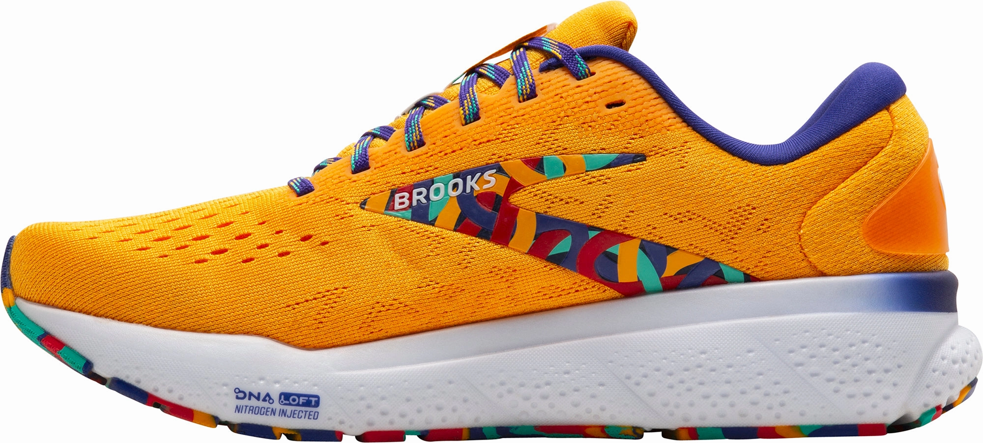 Brooks Ghost 16 Womens Running Shoes - Orange Shock Edge