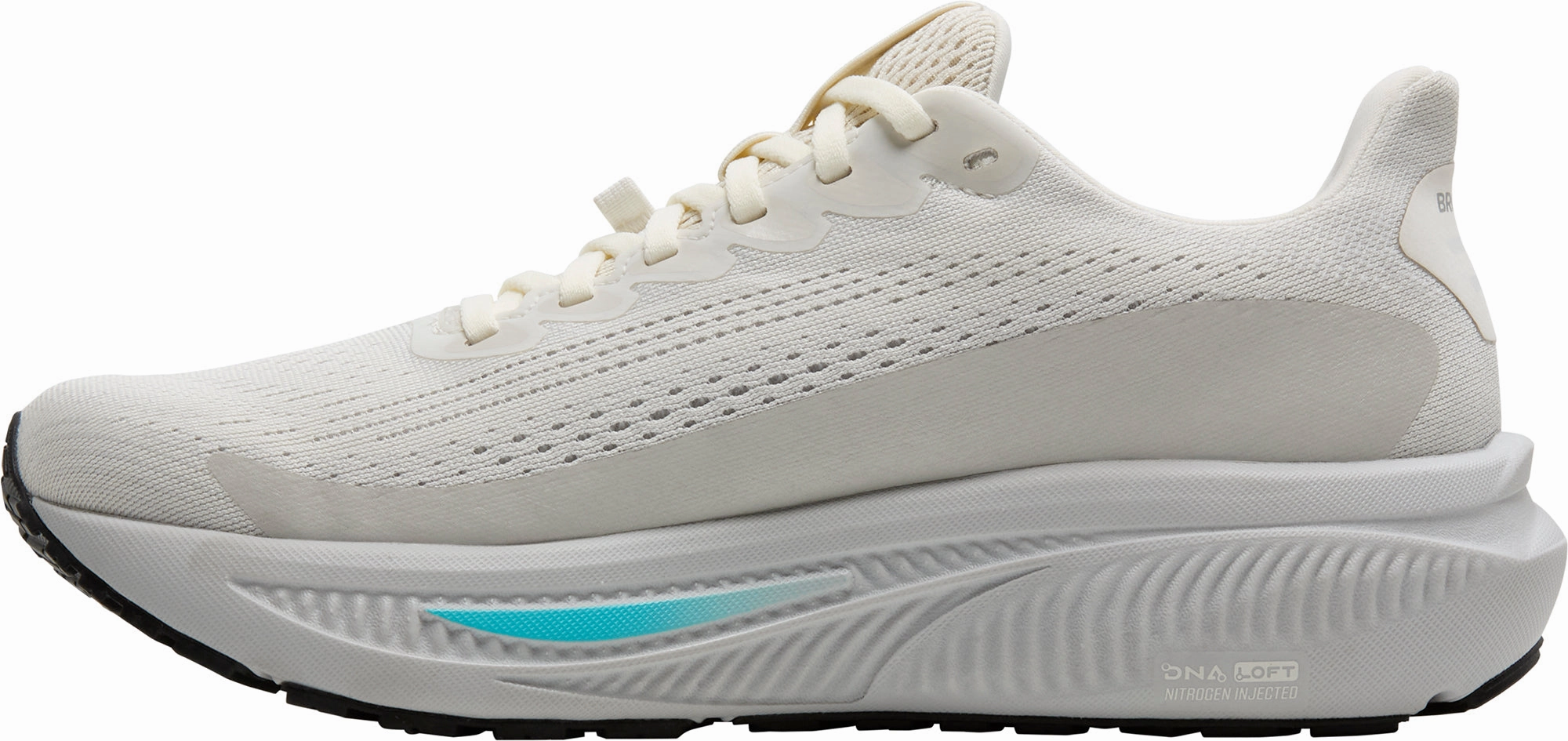 Brooks Ghost 17 GORE-TEX Womens Running Shoes - Cream Cloud Feel Low Profile Silhouette