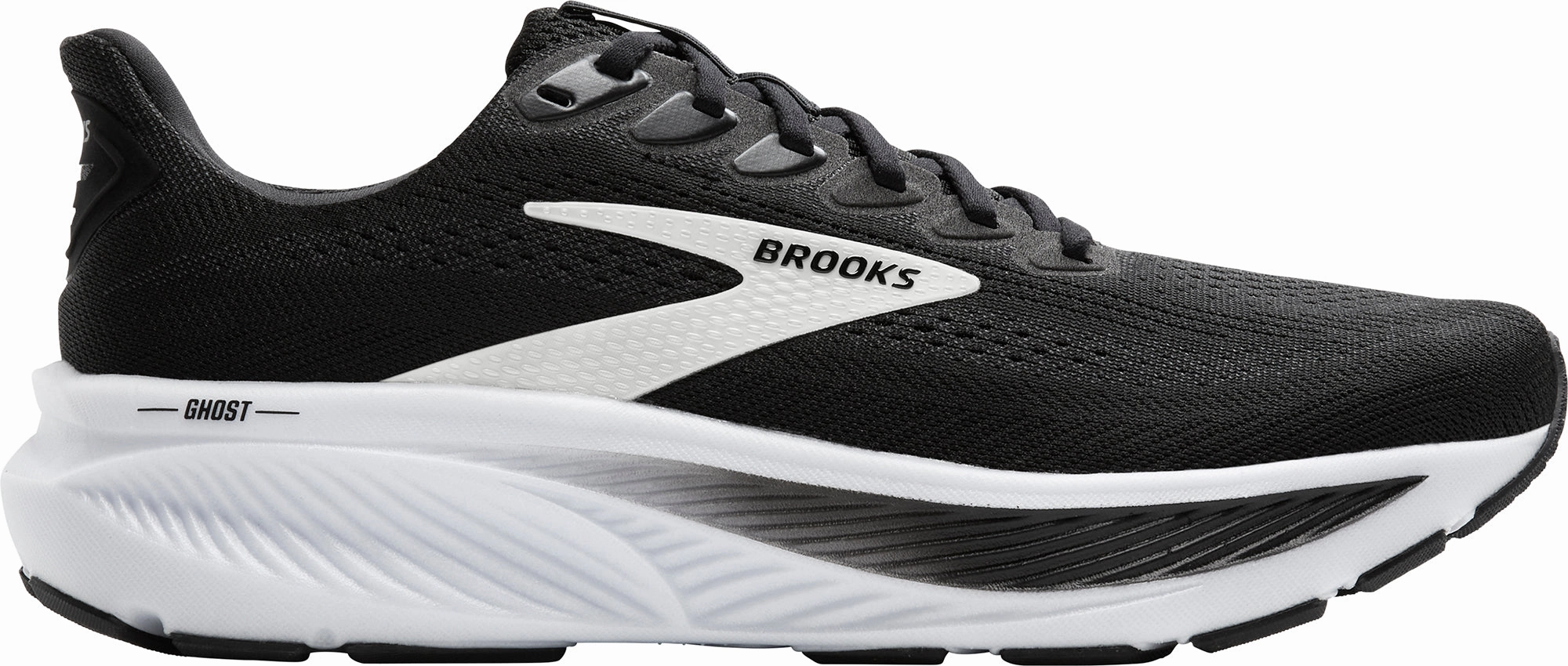 Sole Strength Canvas Brooks Ghost 17 Mens Running Shoes - Black
