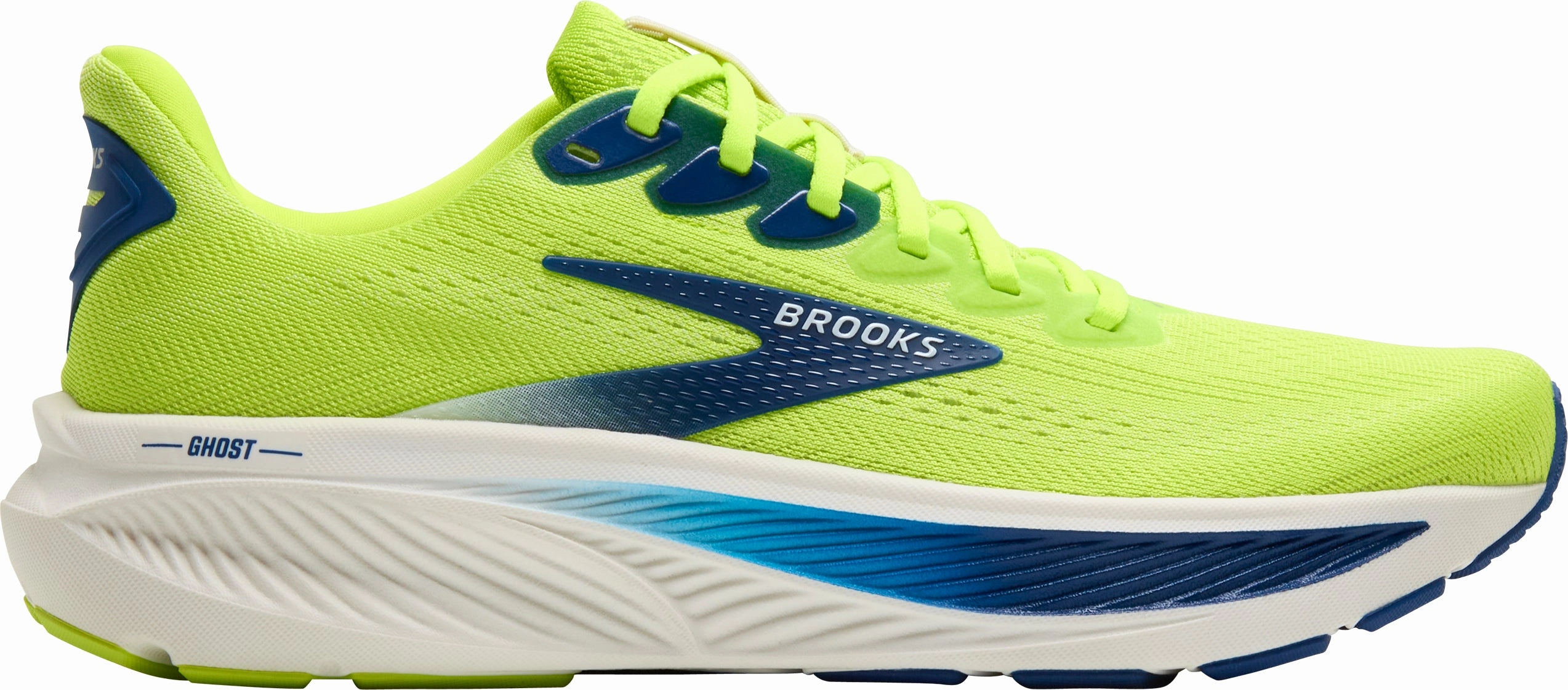 Versatile lining Brooks Ghost 17 Mens Running Shoes - Green