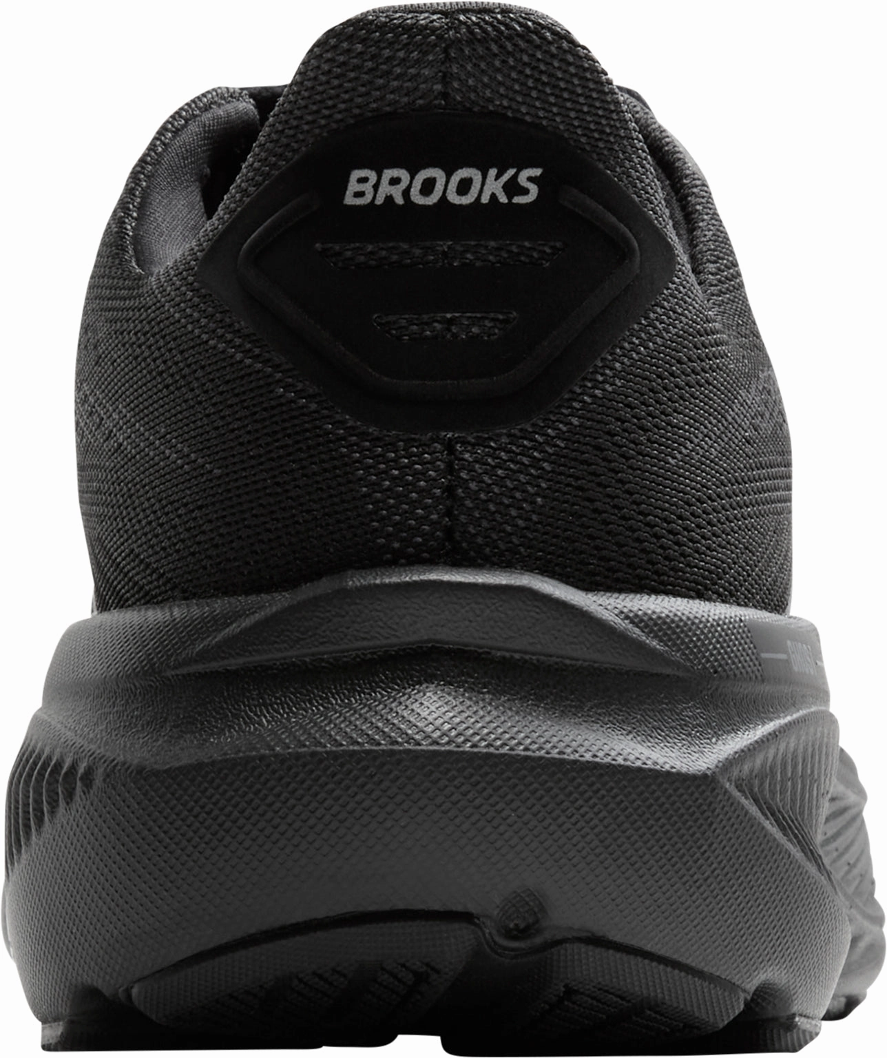 Flexible Groove Design ComfortableInsole Brooks Ghost 17 WIDE FIT (2E) Mens Running Shoes - Black