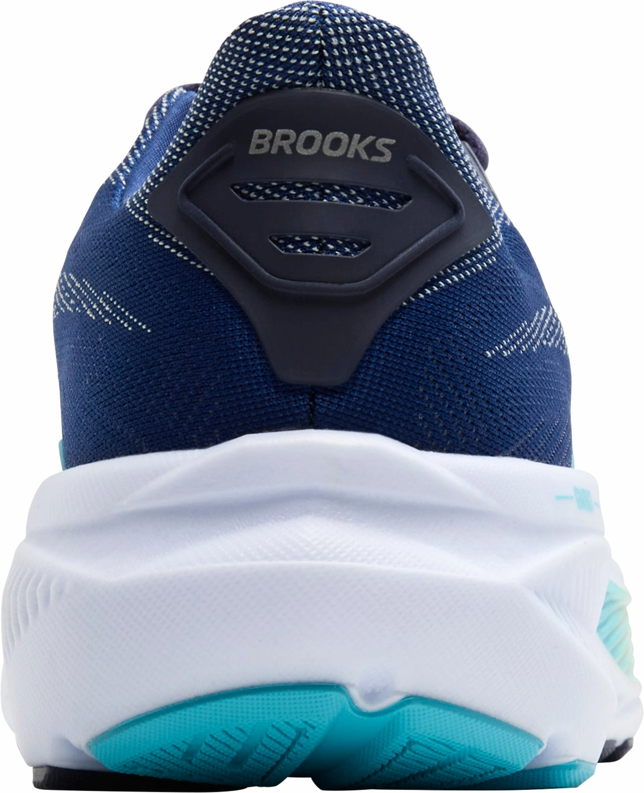 Brooks Ghost 17 WIDE FIT Womens Running Shoes - Blue Carbon Fiber Inlay Impact Diffusing Heel