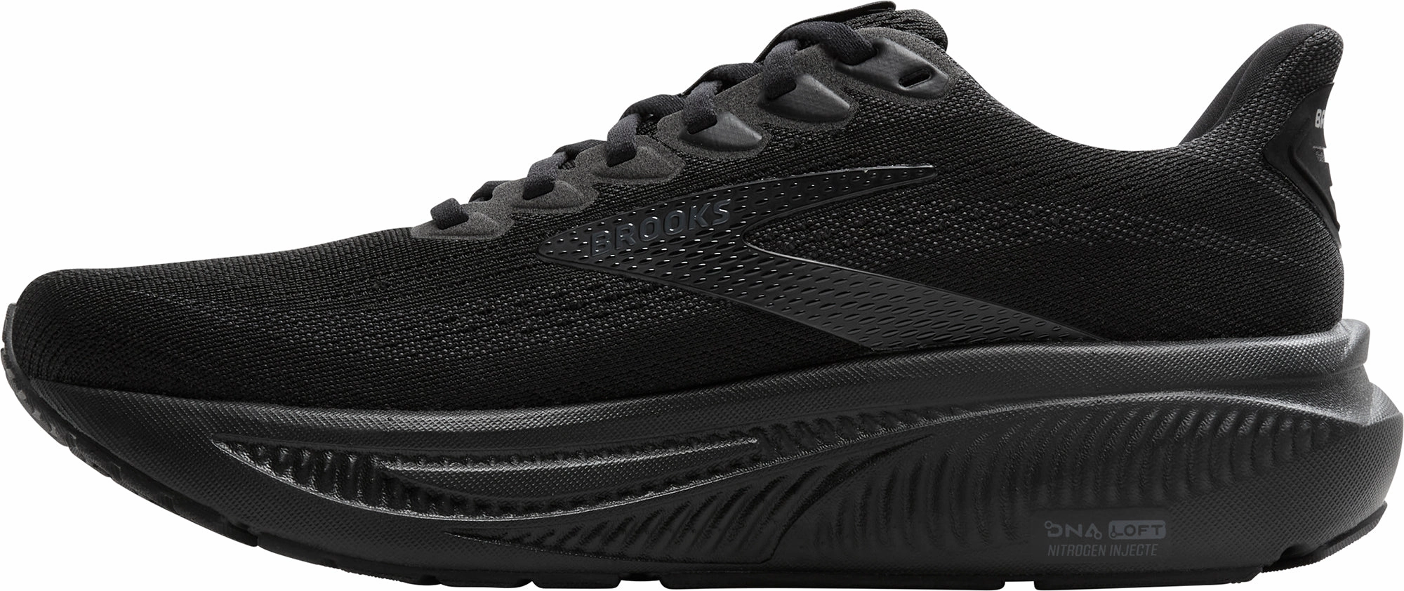 Brooks Ghost 17 Womens Running Shoes - Black Soft Entry