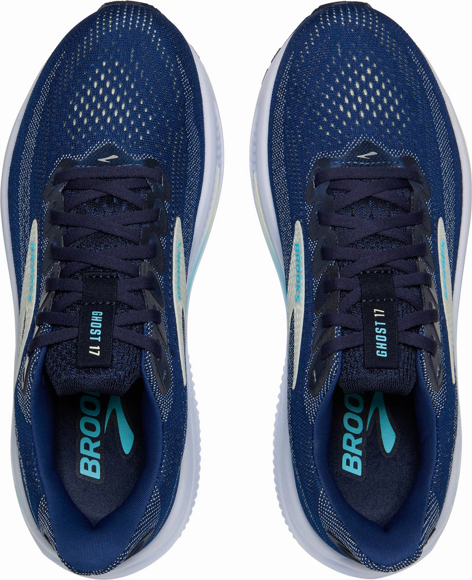 Brooks Ghost 17 Womens Running Shoes - Blue Comfortable Design Urban Ready