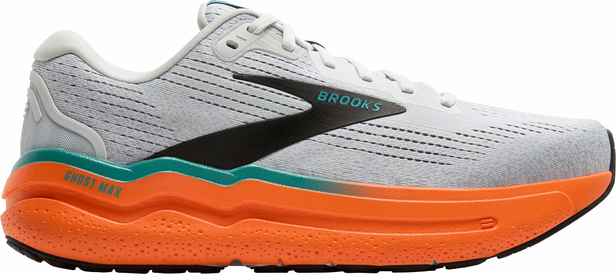 Brooks Ghost Max 2 Mens Running Shoes - Grey Stay Dry
