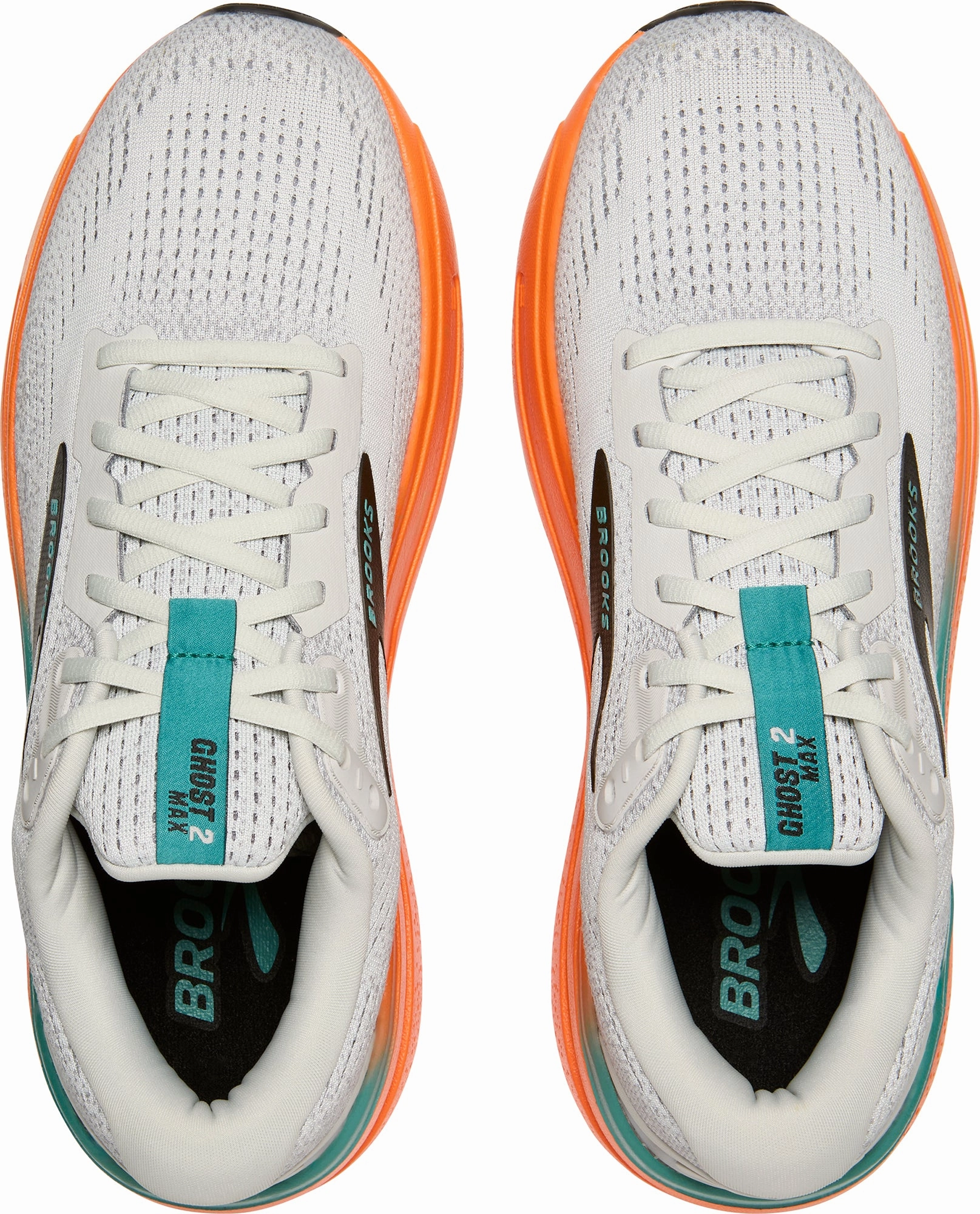 Weekend Routine Running Comfort Brooks Ghost Max 2 Mens Running Shoes - Grey