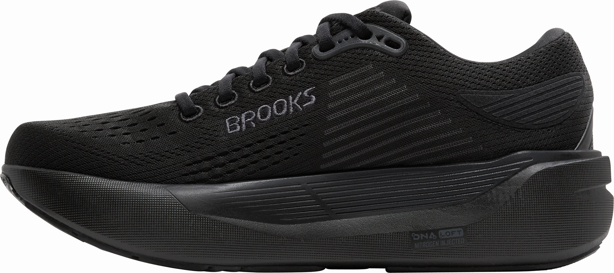 Reflective details Fit Comfort Brooks Ghost Max 3 Mens Running Shoes - Black