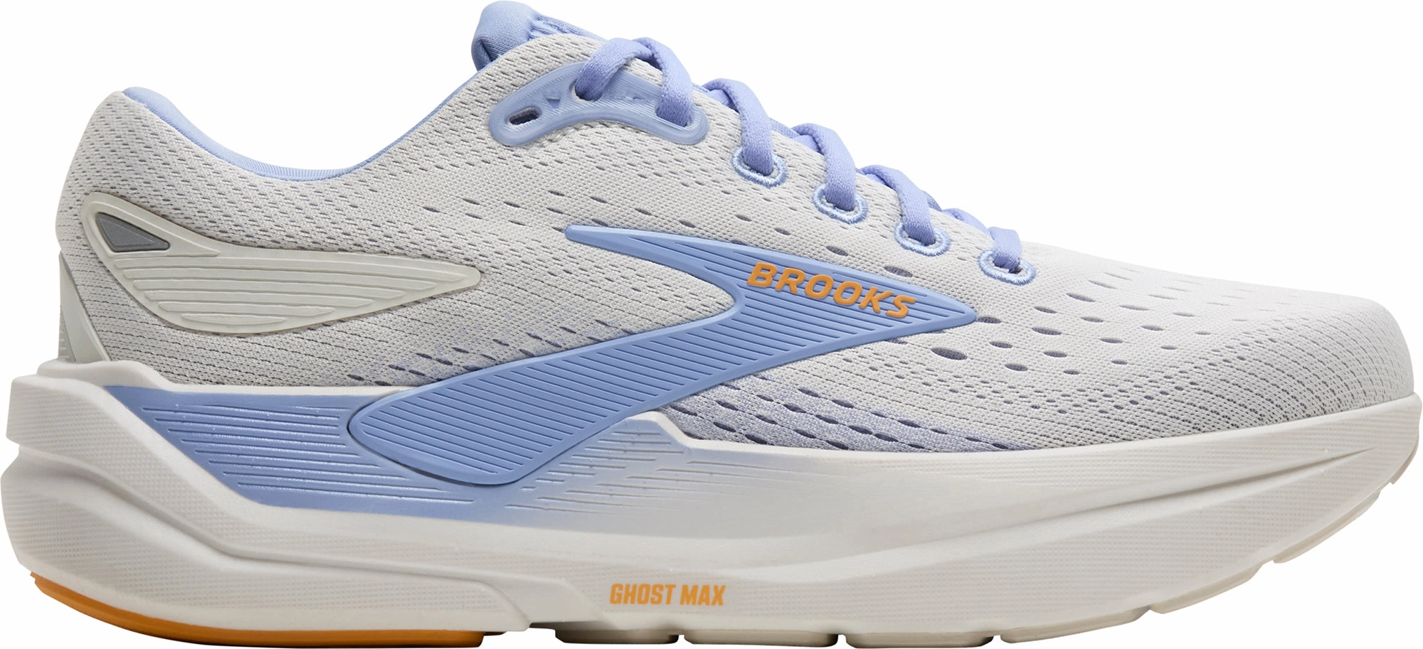 Brooks Ghost Max 3 Womens Running Shoes - Grey Breathable mesh upper