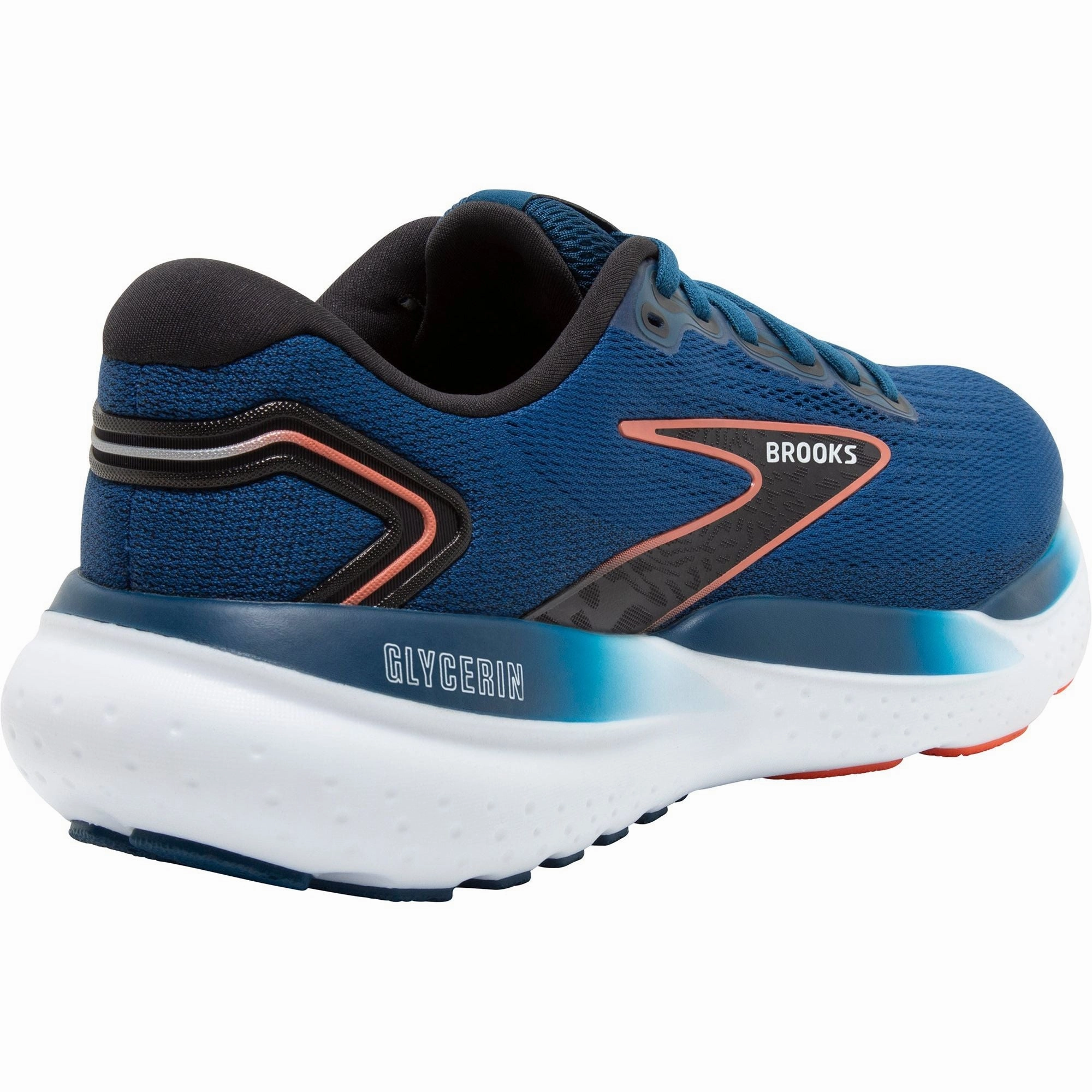 Dynamic Cushioning System Brooks Glycerin 21 WIDE FIT Mens Running Shoes - Blue