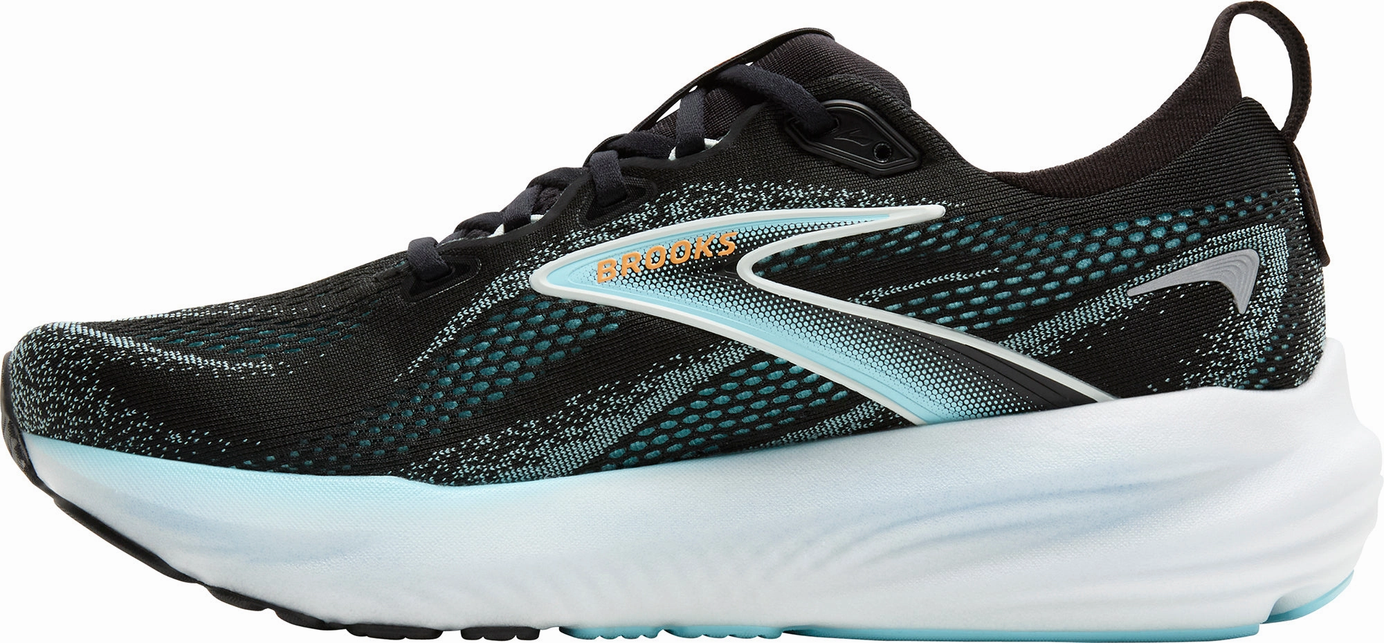 Cushion Footbed Everyday Comfort Brooks Glycerin 22 Mens Running Shoes - Black