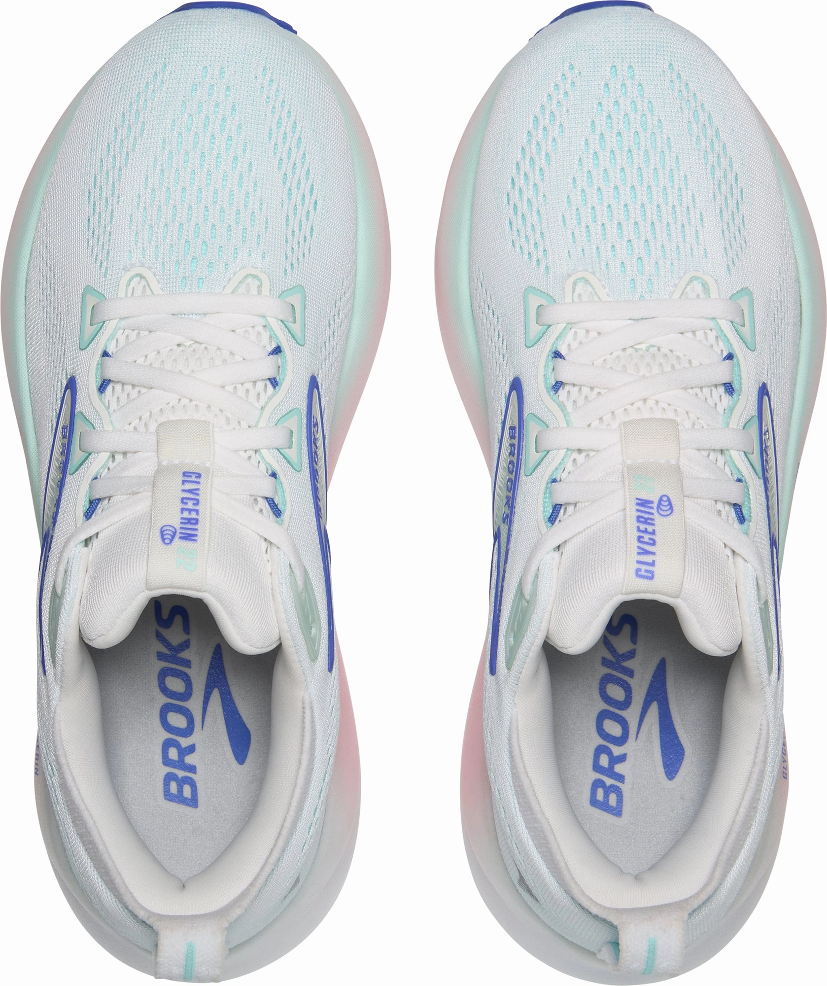Brooks Glycerin 22 WIDE FIT Womens Running Shoes - White Thermo Regulating