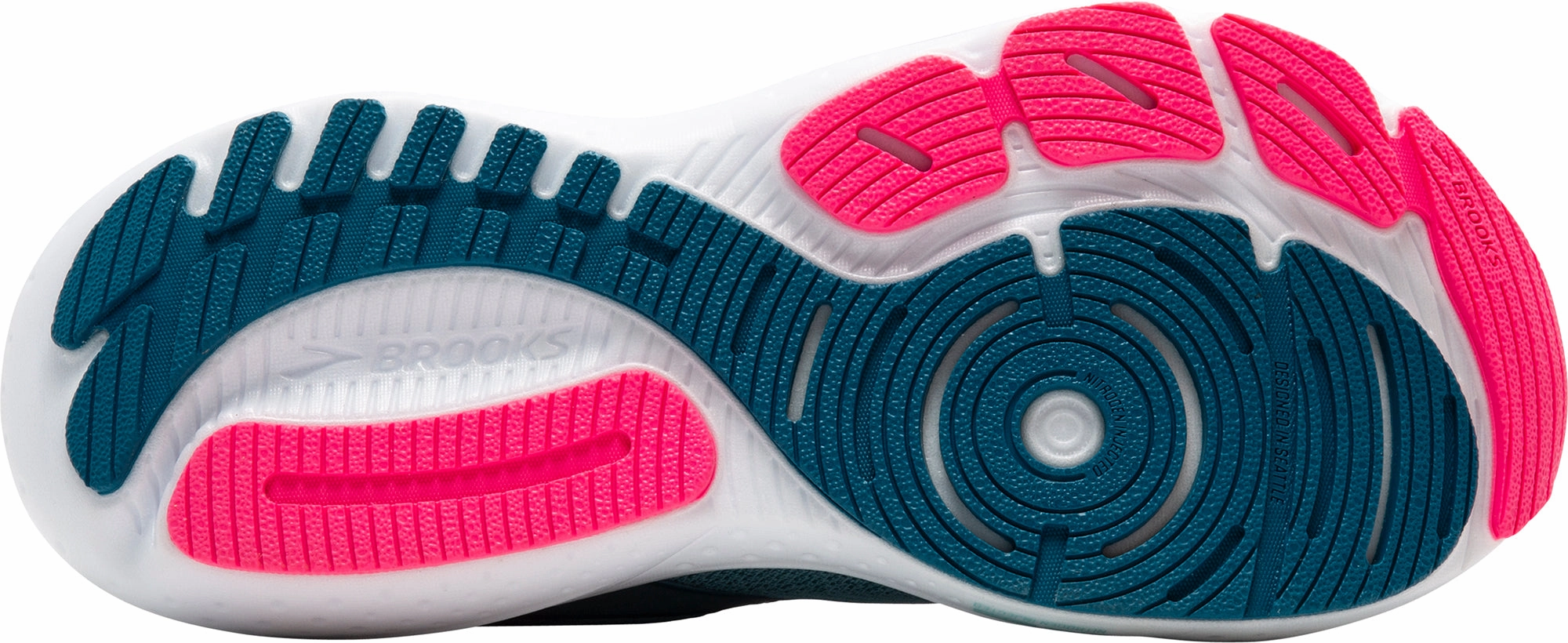 Brooks Glycerin GTS 21 Womens Running Shoes - Blue EVA foam