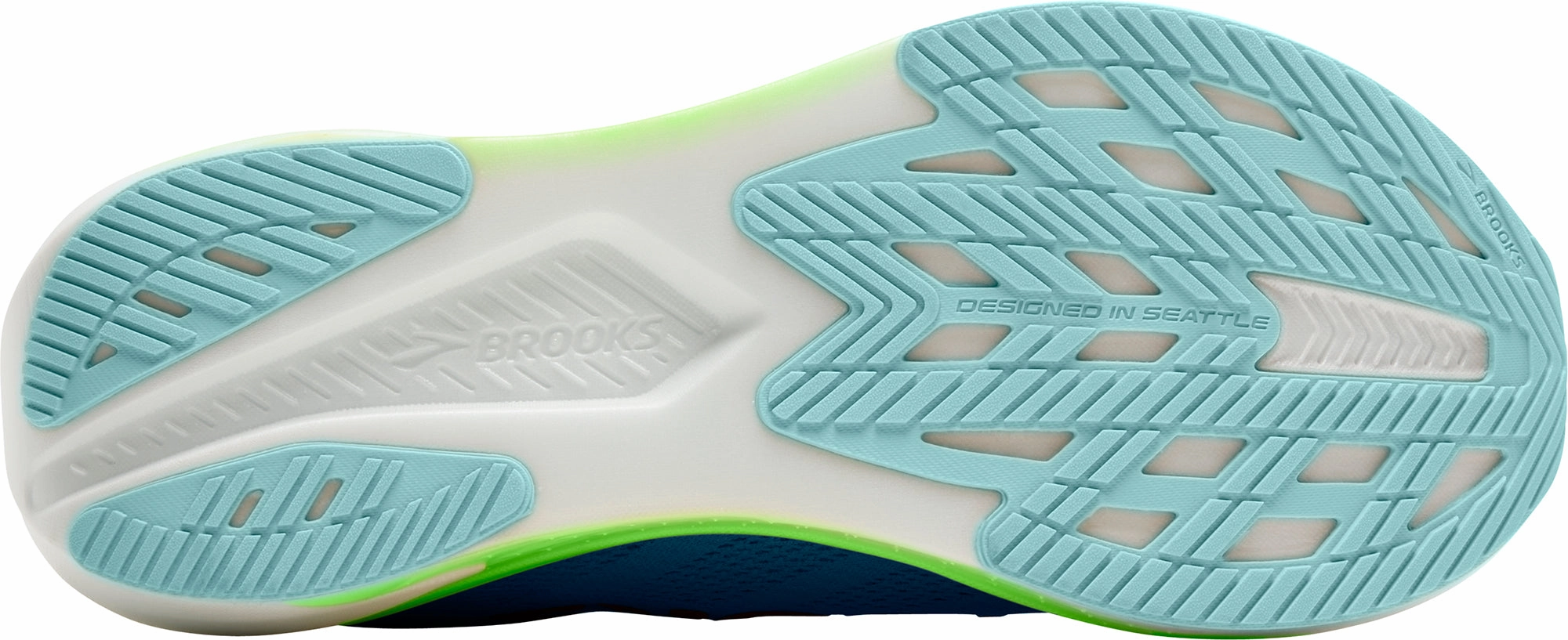 Pressure Distribution System Flattering wear Brooks Hyperion 2 Mens Running Shoes - Blue