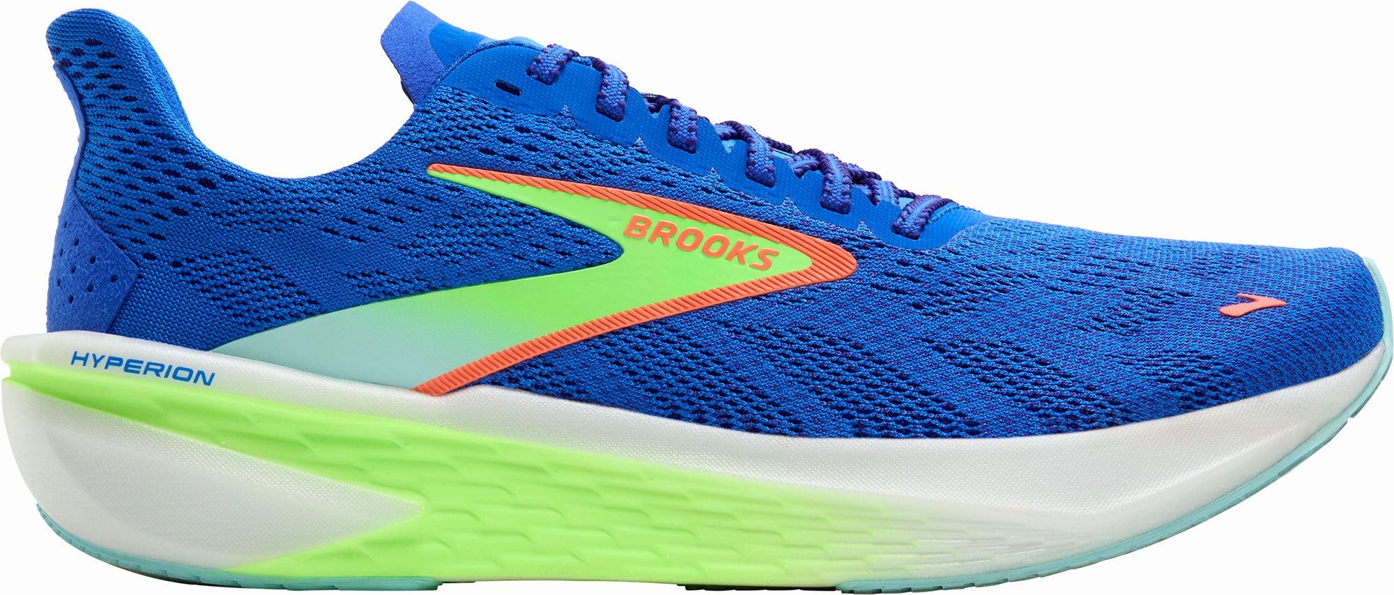 Brooks Hyperion 2 Mens Running Shoes - Blue Feel Fresh Plush traction