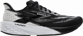 Brooks Launch 11 Mens Running Shoes - Black Soft Traction Footwear Tech