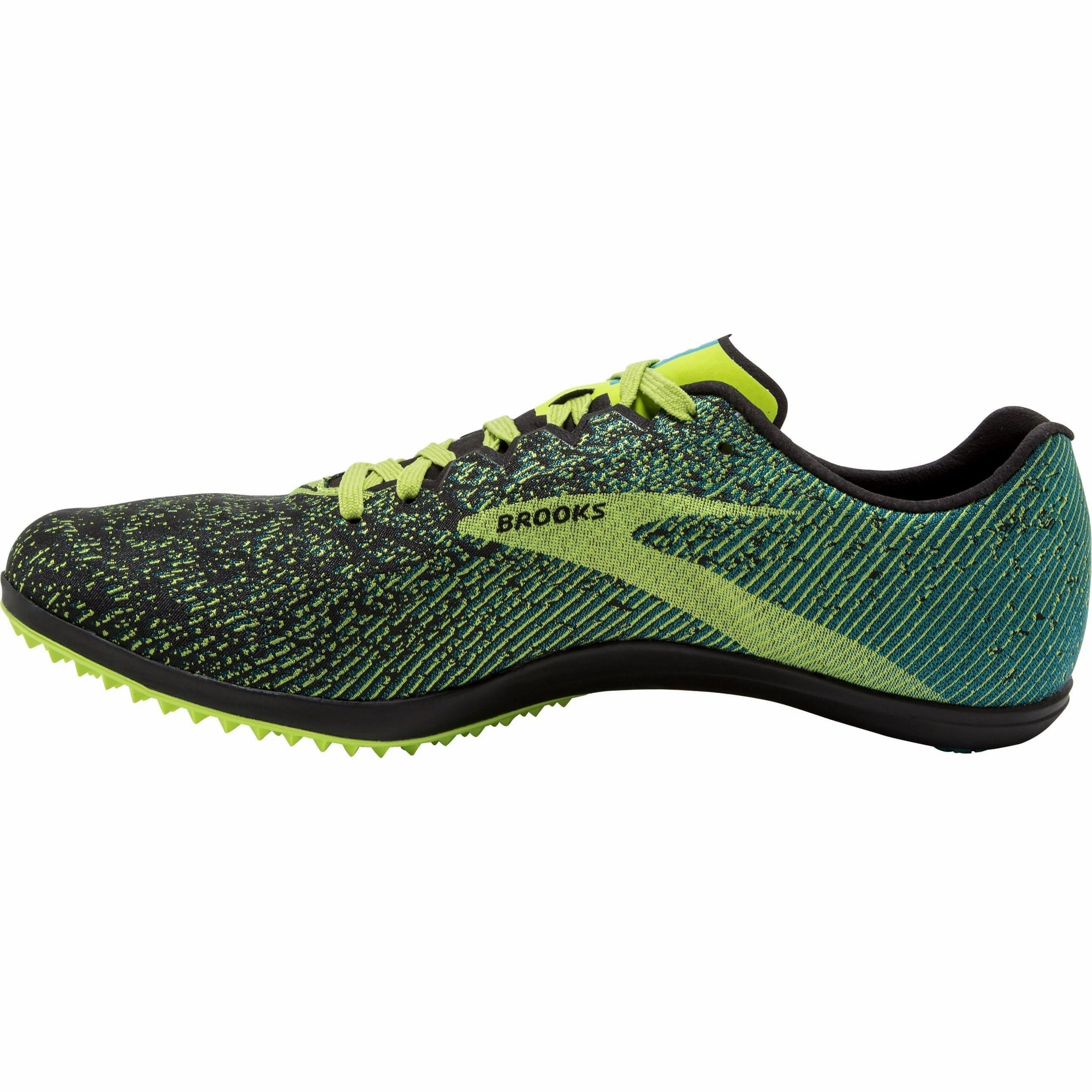 Light support Brooks Mach 19 Spikeless Cross Country Spikes - Green