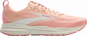 Airflow Enhanced Tongue MachineWashable Brooks Trace 4 Womens Running Shoes - Pink