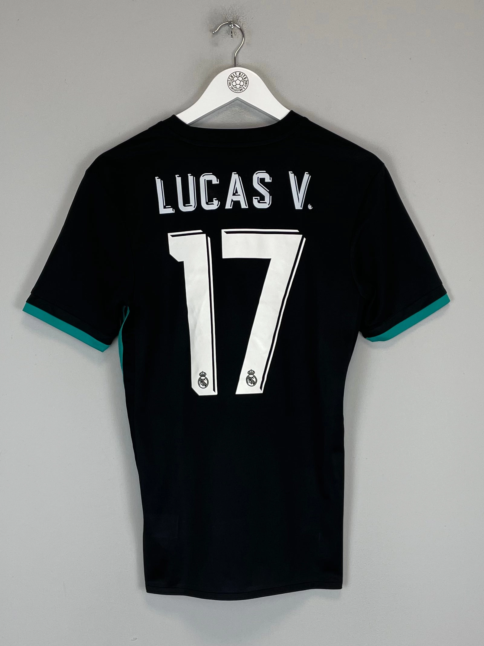 Eco Conscious Dye Process Weightless Feel 2017/18 REAL MADRID LUCAS V #17 AWAY SHIRT (S) ADIDAS