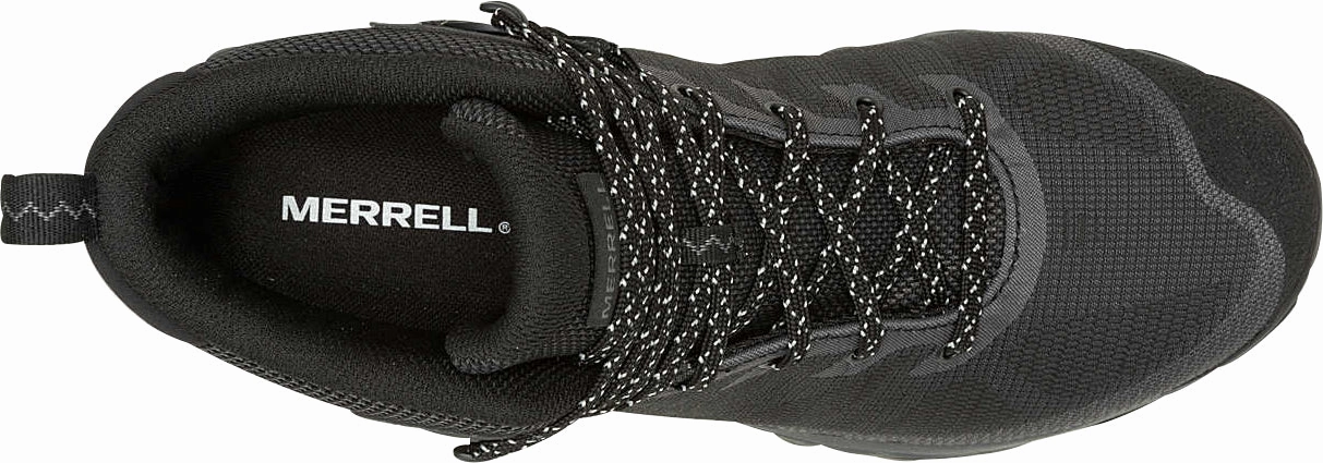 Resilient Wear Quick Route Merrell Speed Eco Mid Waterproof Mens Walking Boots - Black