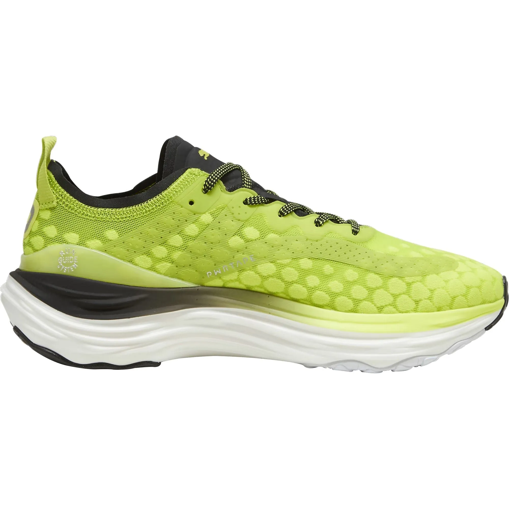 Puma ForeverRun Nitro Mens Running Shoes - Yellow Heel lockdown Durable Comfort