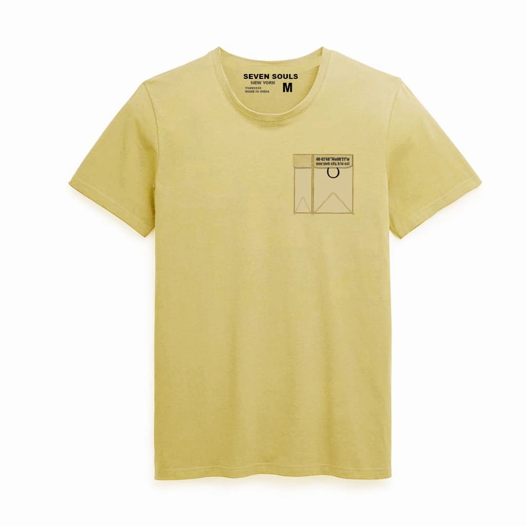 Rayon blend Seven Souls Italian Front Pocket Style T shirt