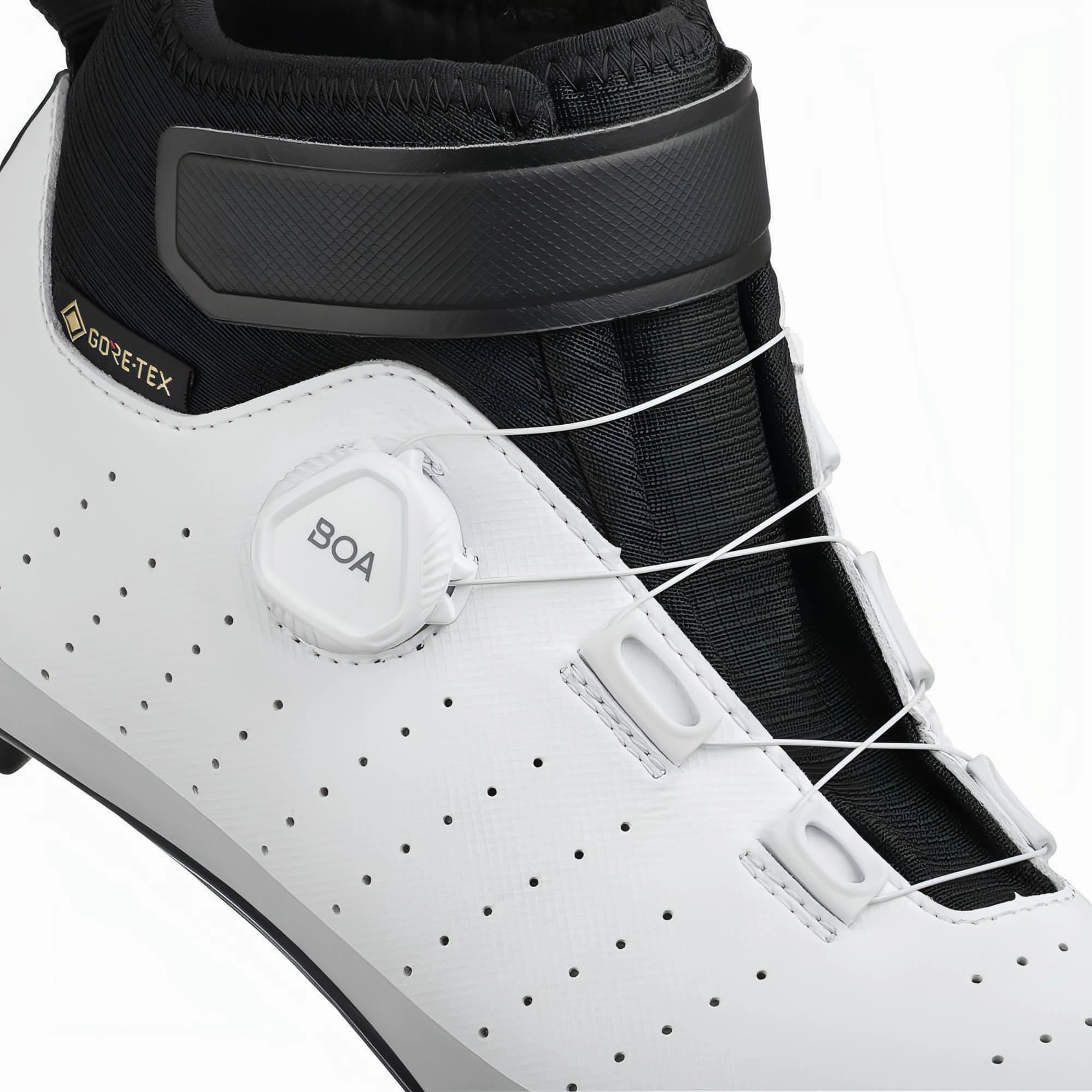 Dynamic Control Fizik Tempo Artica R5 GORE-TEX Winter Road Cycling Boots - White