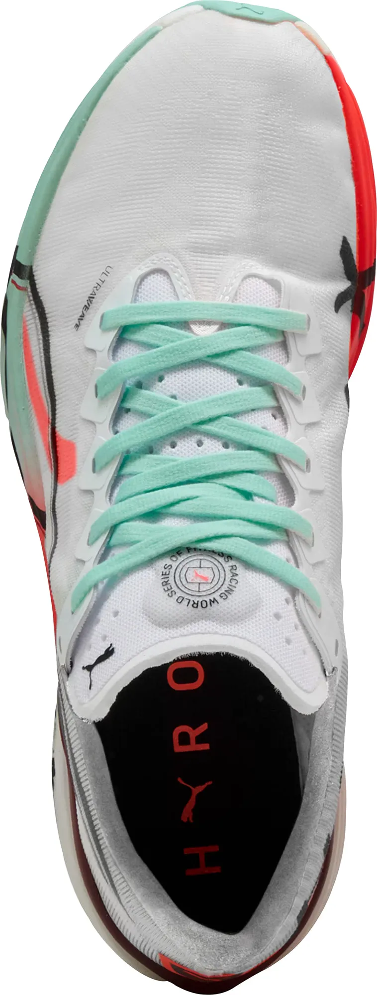 Puma Deviate Nitro Elite 3 HYROX Mens Running Shoes - White fitness goals Ventilated Arch Support