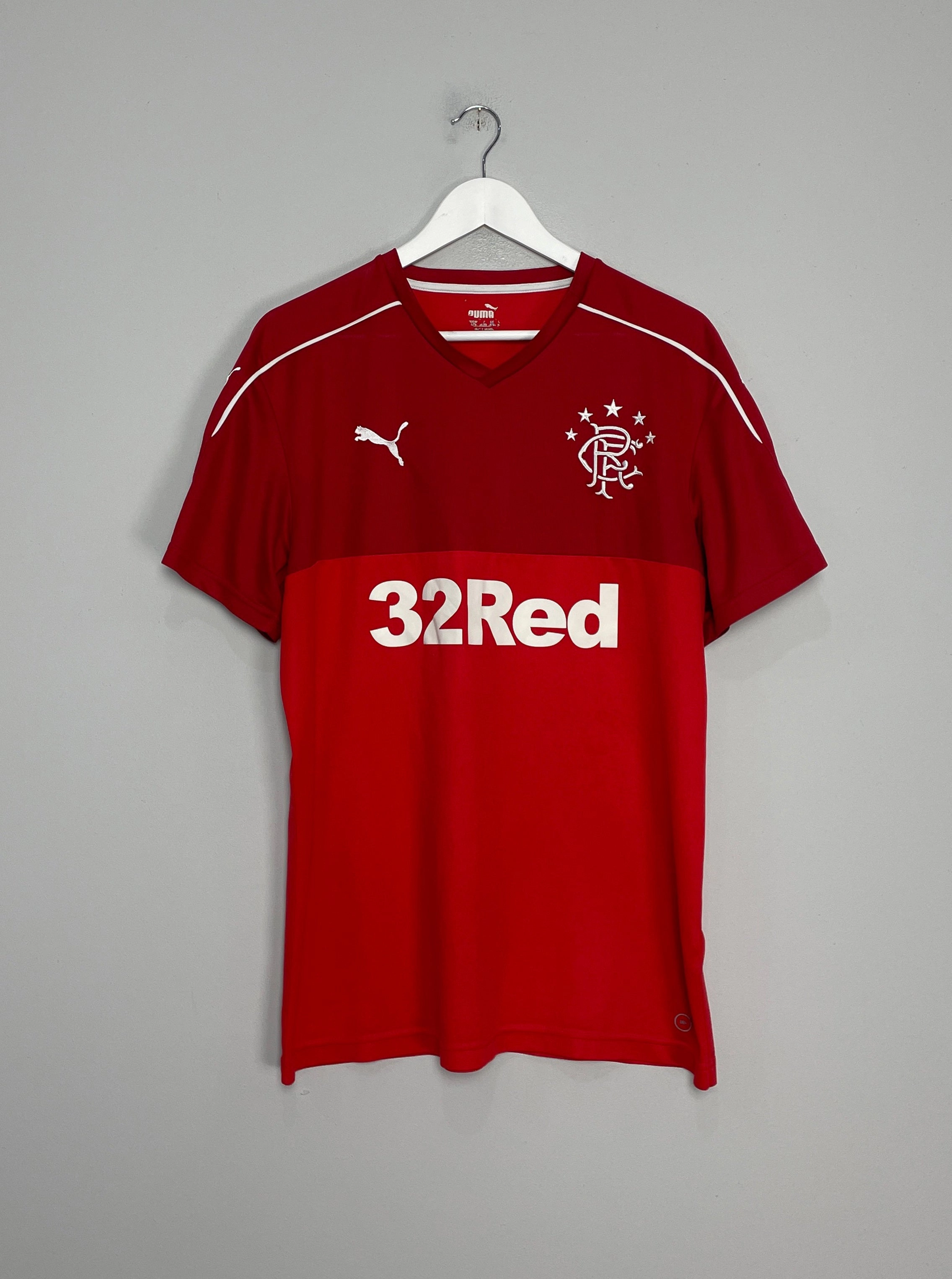 2016/18 RANGERS AWAY SHIRT (XL) PUMA Quick Release Ventilation