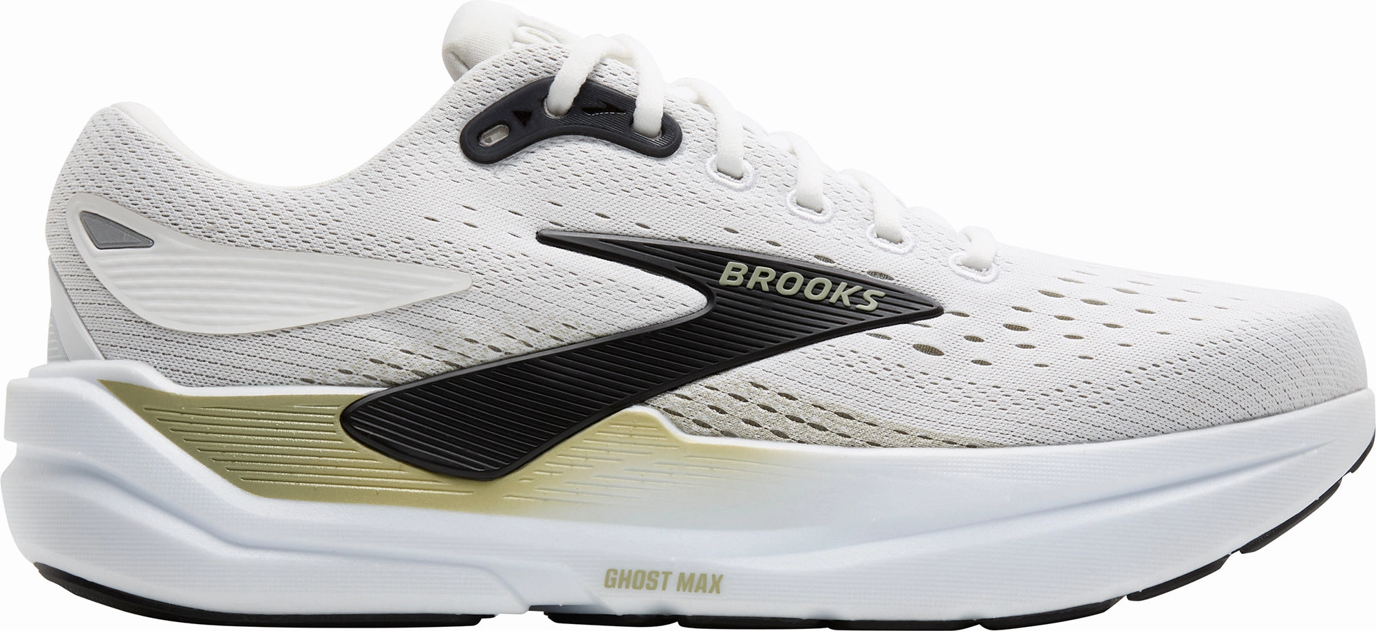 Ultimate look Brooks Ghost Max 3 Mens Running Shoes - White