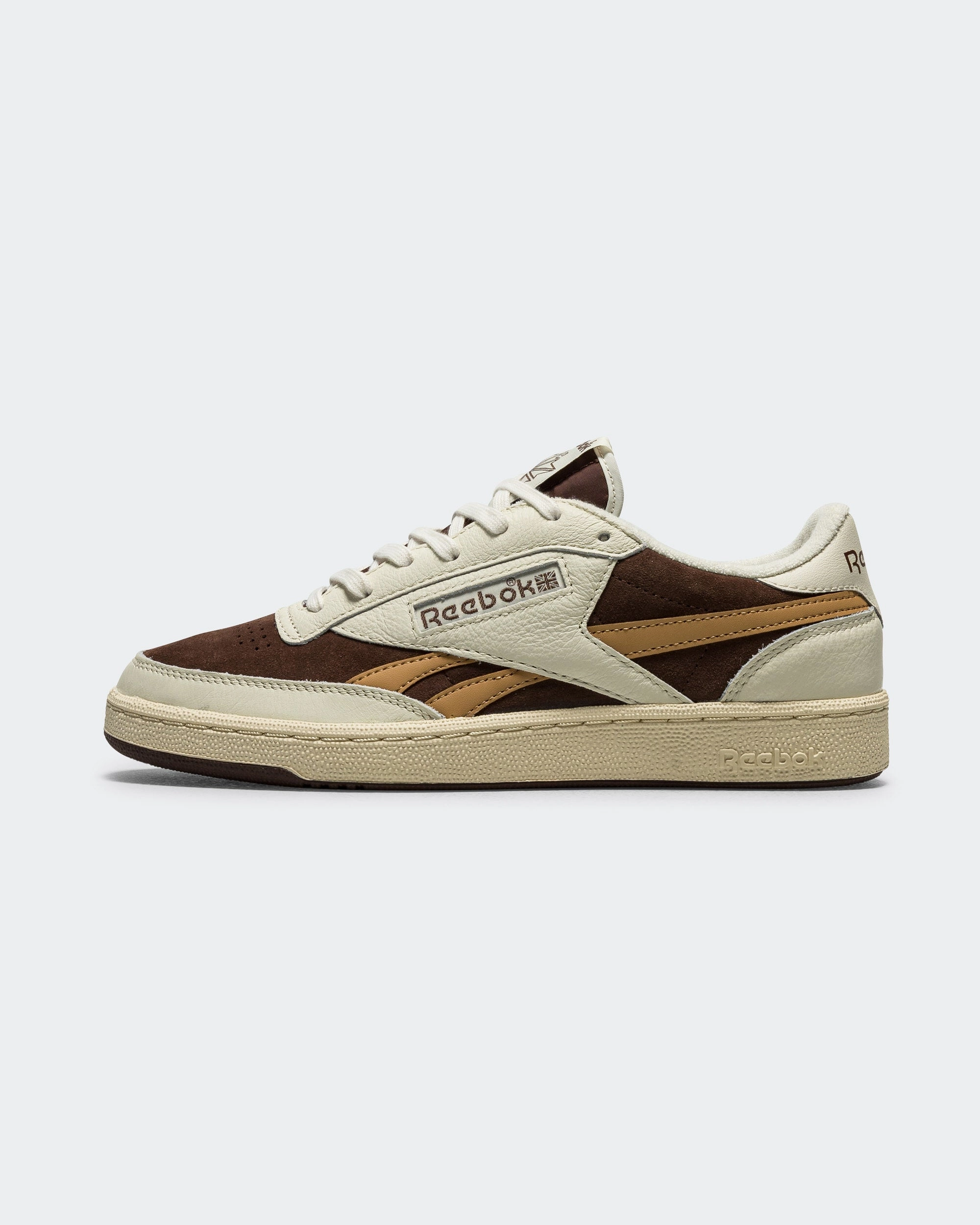 Hyper Compression Midsole Club C Revenge Vintage II - Vintage Chalk/Campus Brown-Camel