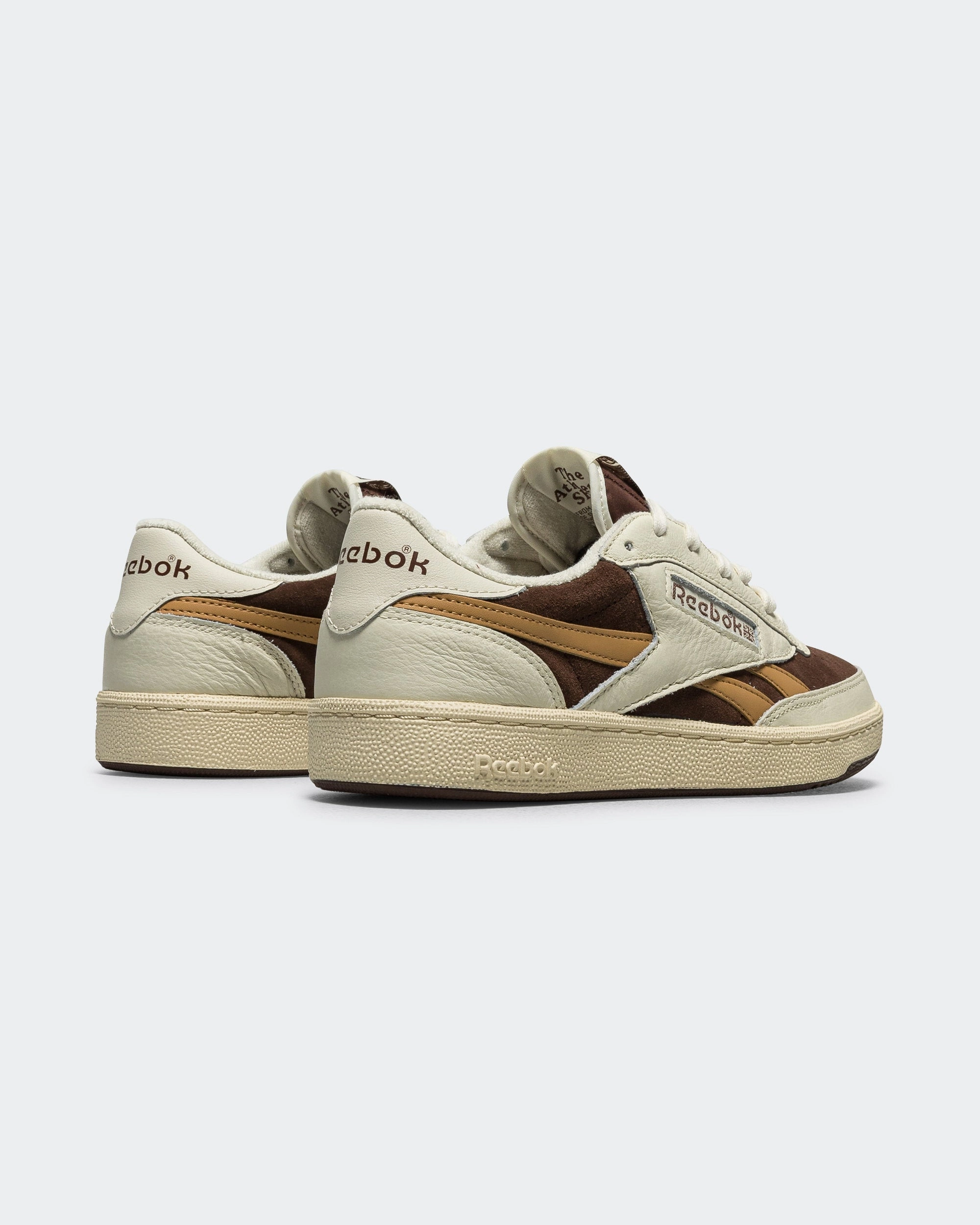 Heat Sealed Seams Comfort Fit Technology Club C Revenge Vintage II - Vintage Chalk/Campus Brown-Camel