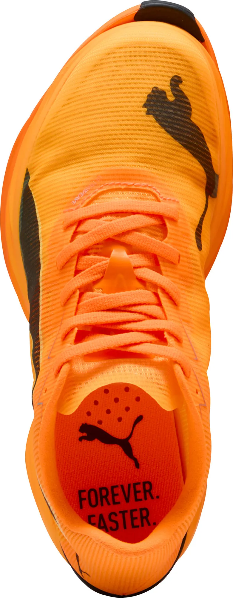 Curved Heel Construction Puma Fast-R Nitro Elite 3 Womens Running Shoes - Orange