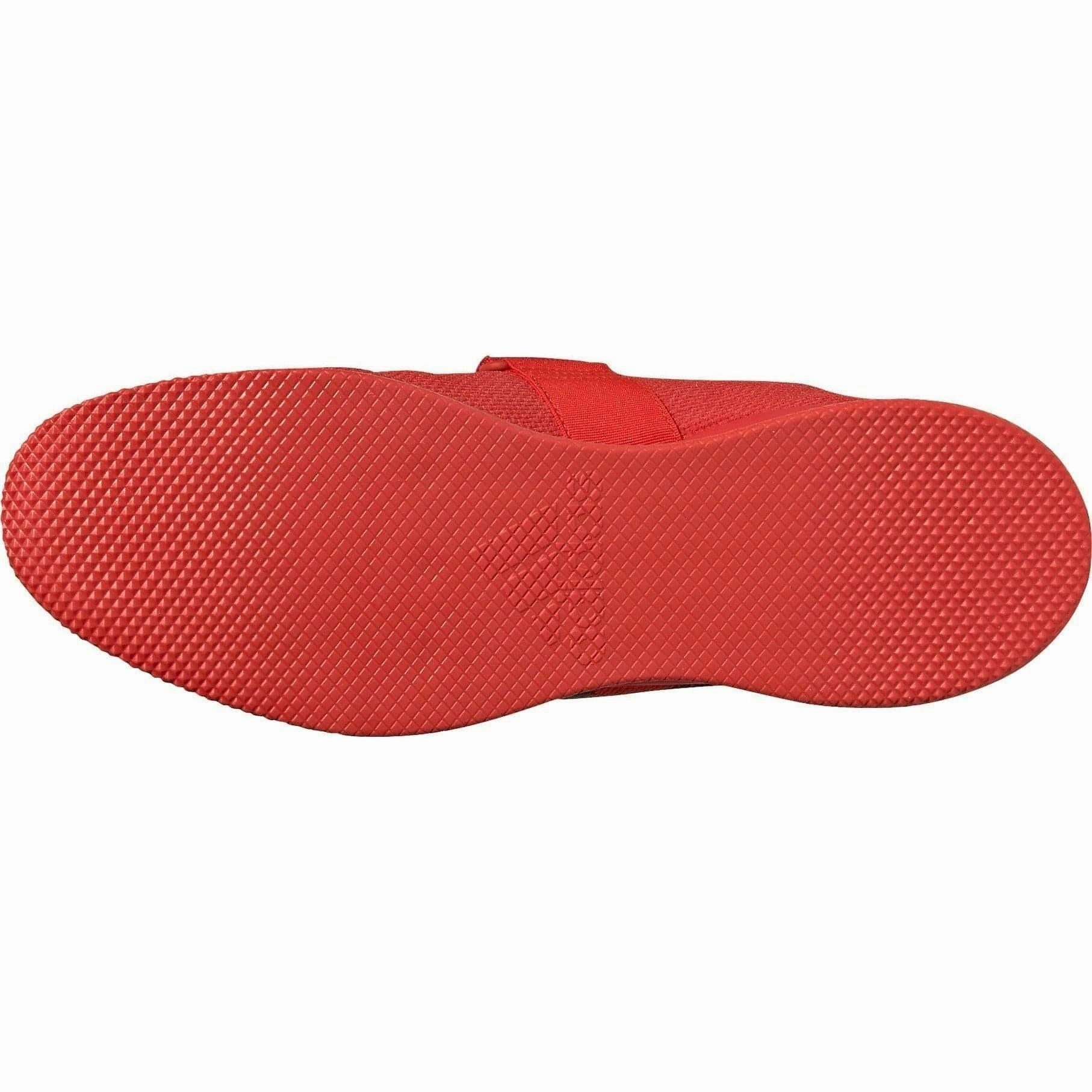 adidas Adipower 2 Weightlifting Shoes - Red Grip Sole City Hustle