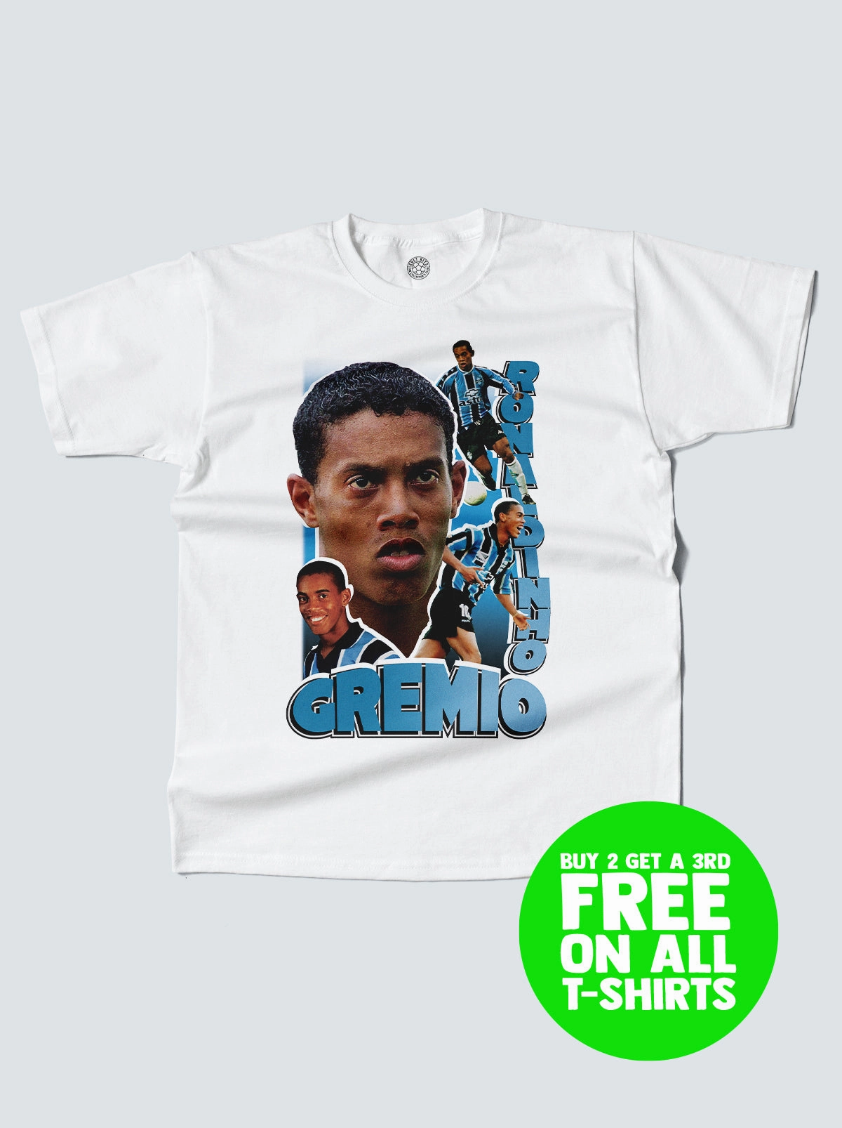 Flexible Knit Construction Active Design GREMIO RONALDINHO BOOTLEG TEE