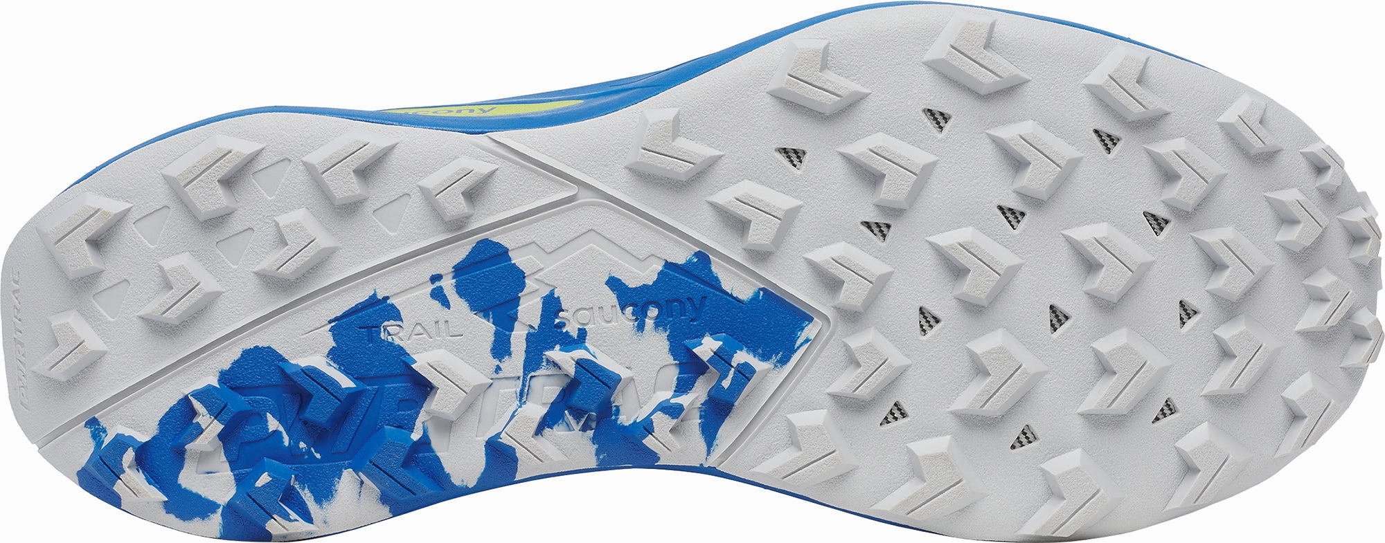 Saucony Peregrine 15 Mens Trail Running Shoes - Blue Multi Layer Midsole