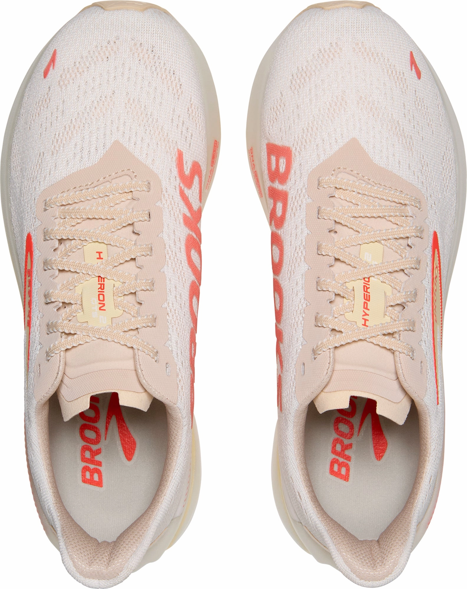 Brooks Hyperion GTS 2 Womens Running Shoes - Orange Removable Insole