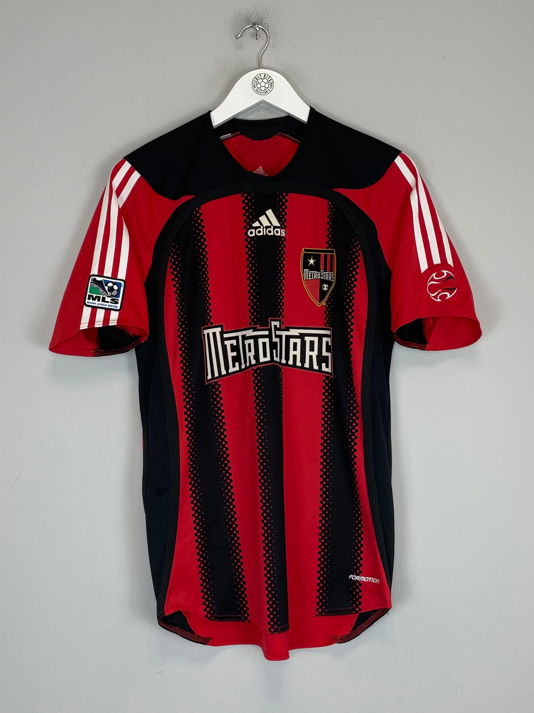 2006/07 NY/NJ METROSTARS HOME SHIRT (S) ADIDAS Breathable Mesh Panels anti static coating