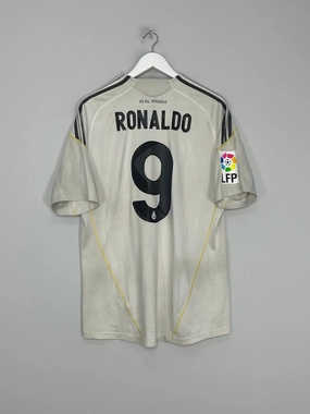 Airy material Air Optimized 2009/10 REAL MADRID RONALDO #9 HOME SHIRT (L) ADIDAS
