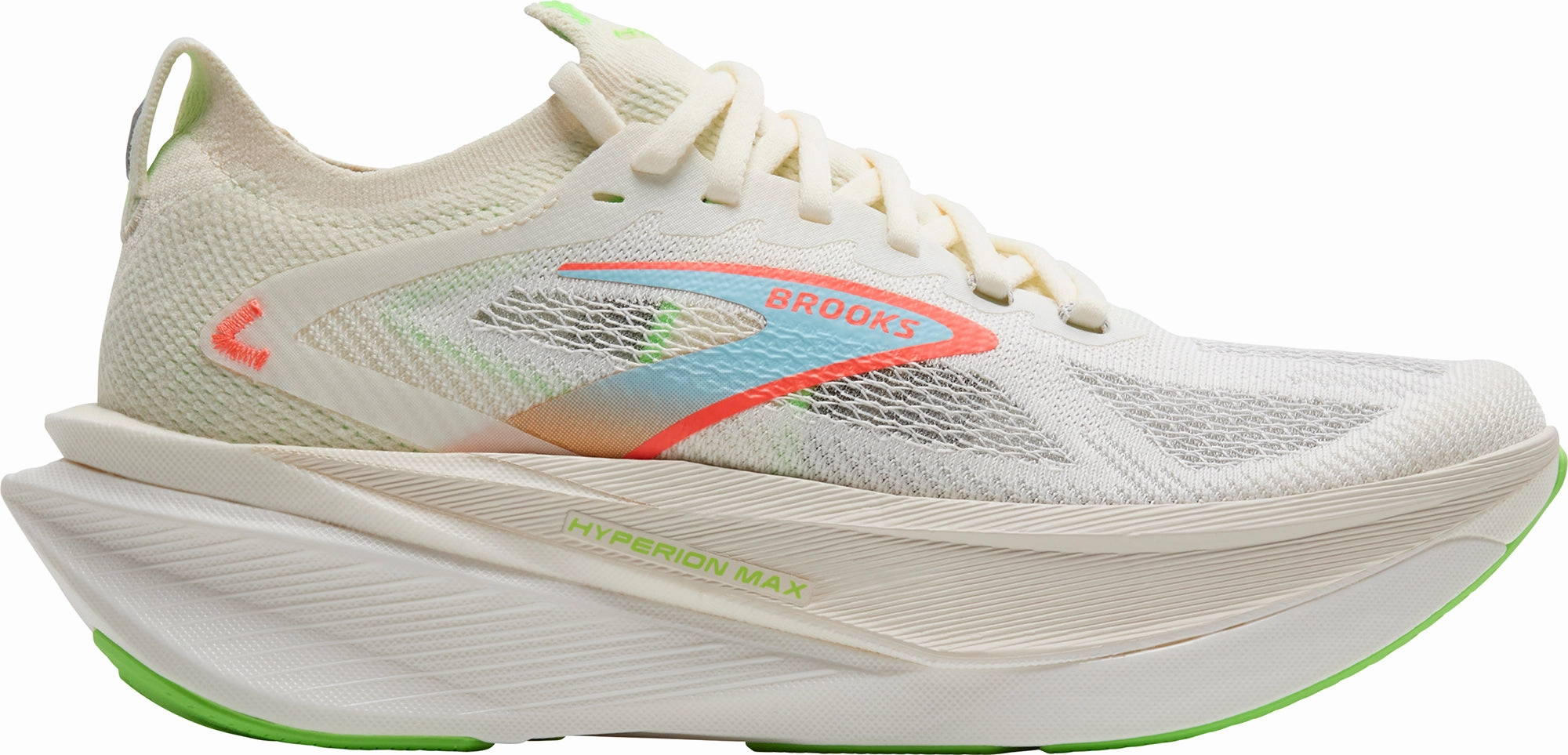 Brooks Hyperion Max 3 Mens Running Shoes - Cream Comfort Wrap