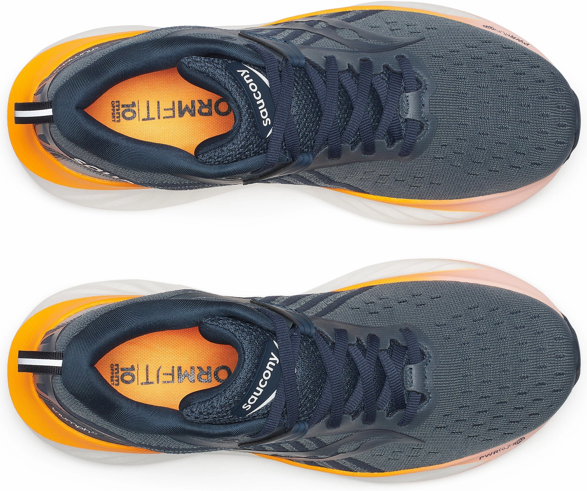 Saucony Triumph 22 Womens Running Shoes - Blue Trail Running